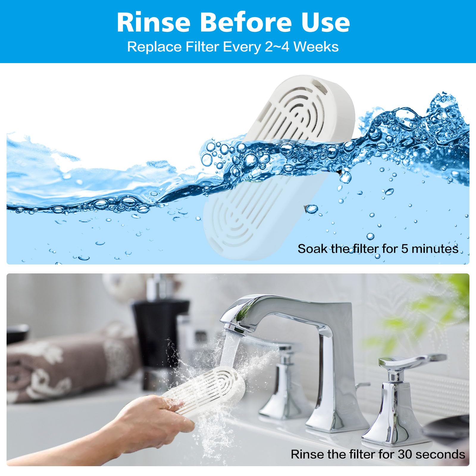 Cat Water Fountain Filter,Cat Fountain Filter Replacement for 3.2L/108oz Ship-Shaped Cat Drinking Fountain and 4L/134oz Stainles