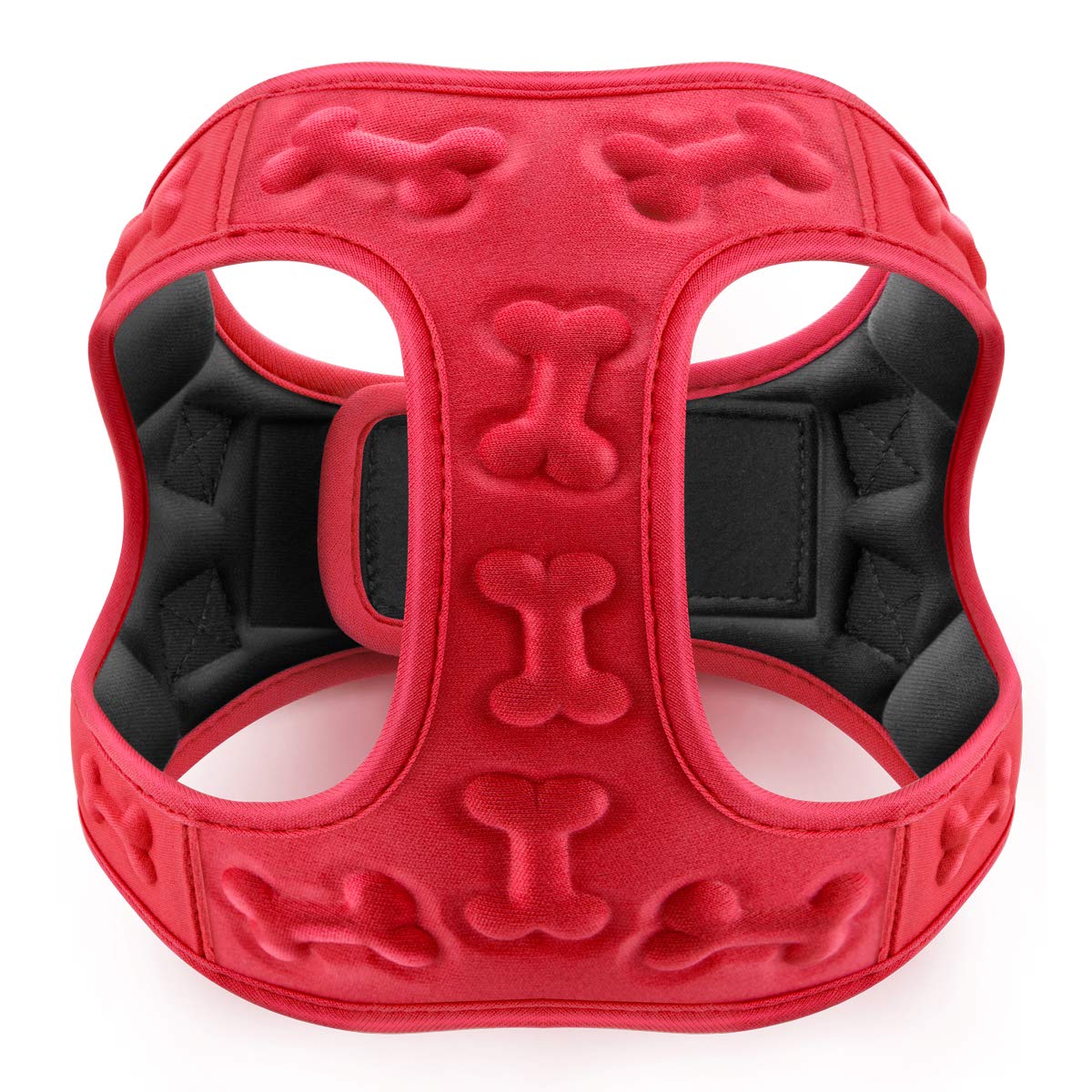 Metric Usa Comfort Fit Dog Harness Easy To Put-On Comfortable Adjustable Step In Soft Padded Dog Vest Harnesses For Small And Medium Dogs Under 30 Lbs, Red, S, Chest 16-18'