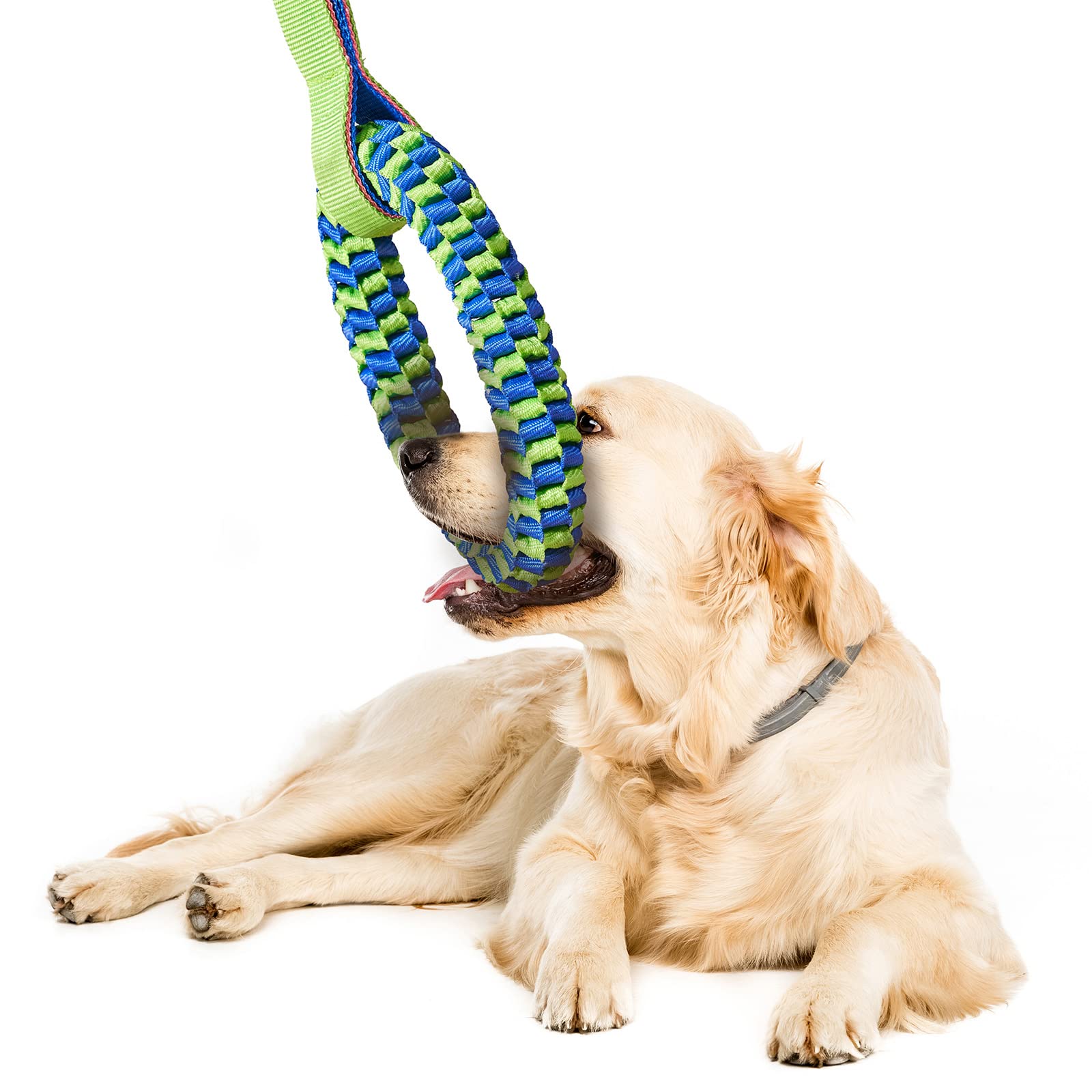 Bullymake Dog Toys For Aggressive Chewers - Tug Of War & Teeth Cleaning - Medium & Large Dogs