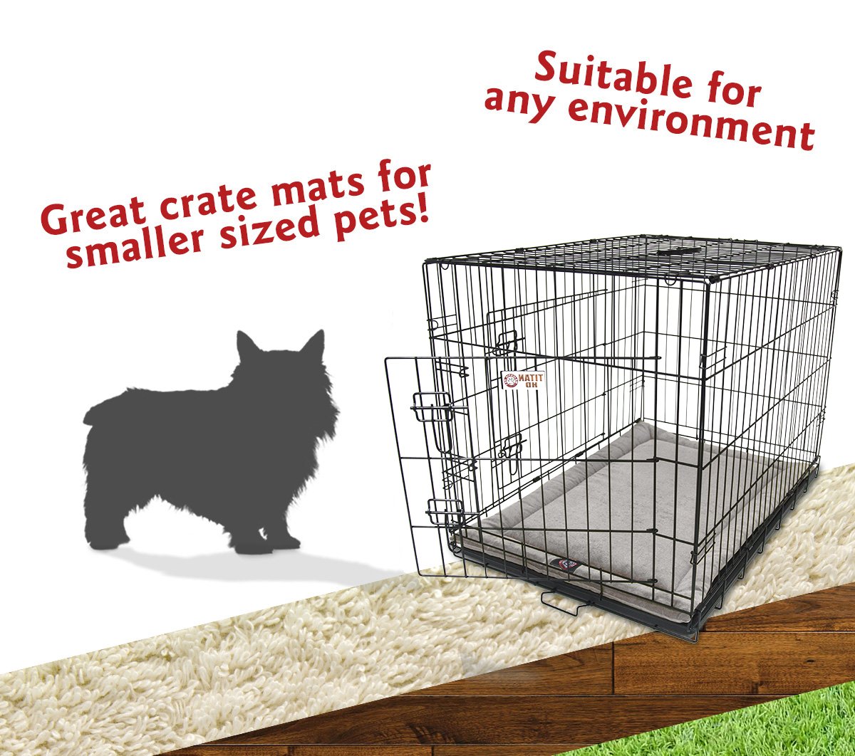 24'' Villa Vintage Crate Dog Bed Mat By Majestic Pet Products