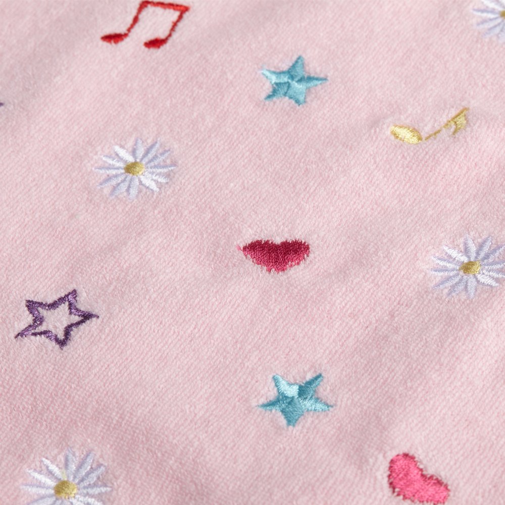 Blueberry Pet Pack Of 2 Soft & Comfy Terry Cotton Pink Wonderland Sleep & Play Dog Pajamas & Tank Top T Shirt, Back Length 12', Clothes For Girl Dogs