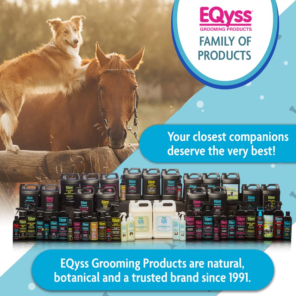 EQyss Premier Pet Shampoo - Cleanses & Moisturizes Coat, Adds Volume, Intensifies Colors, Residue-free Finish - for all Dogs, Ca