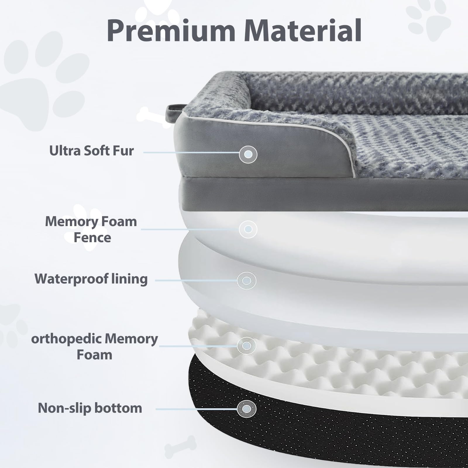 Wnpethome Human Dog Bed For People Adults, Washable Faux Fur Nap Bed Adult Oval For People, Calming Human Size Giant Dog Bed Fit