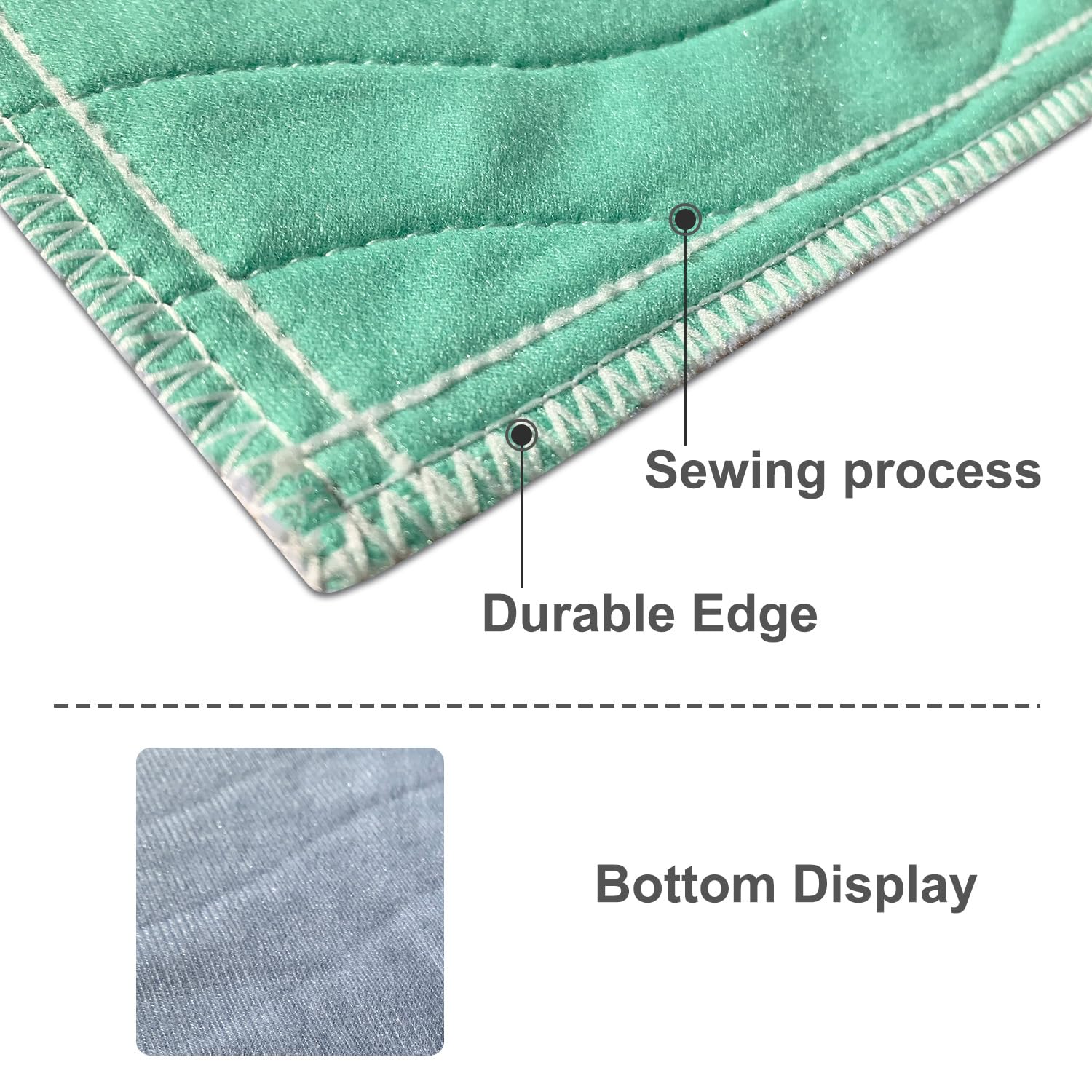 Cat Litter Pads, Machine Washable And Reusable Cat Pads For Litter Box, Super Absorbent Cat Pee Pads For Litter Box, 16.9''X11.4