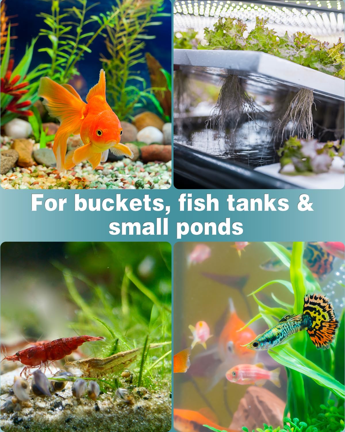 Pawfly Aquarium 2 Inch Air Stone, Aerator Stone Bubble Diffuser For Air Pumps Fish Tanks Buckets And Garden Ponds, 4 Pack