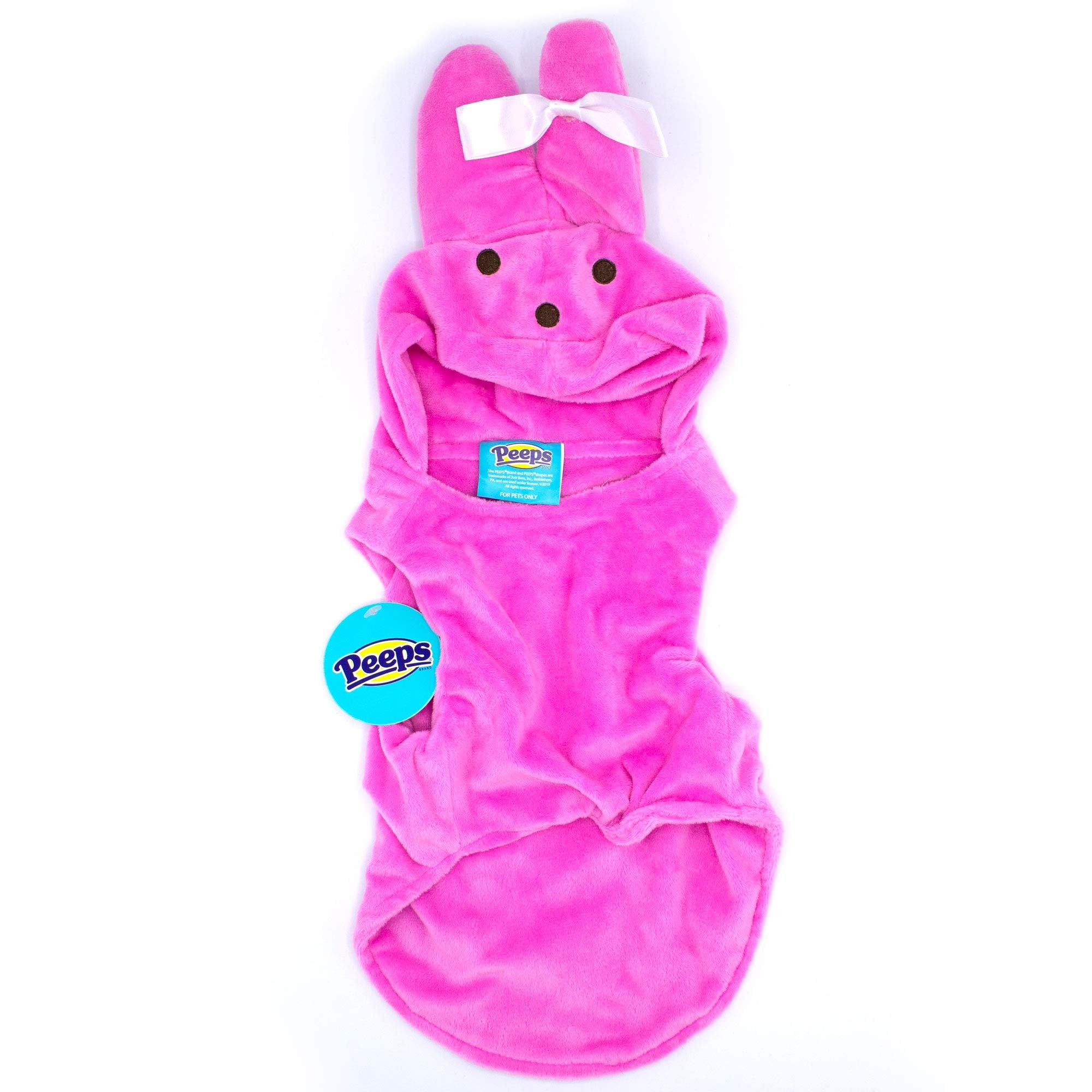 Peeps Easter Bunny Costume For Dogs, Puppies, & Cats, Small