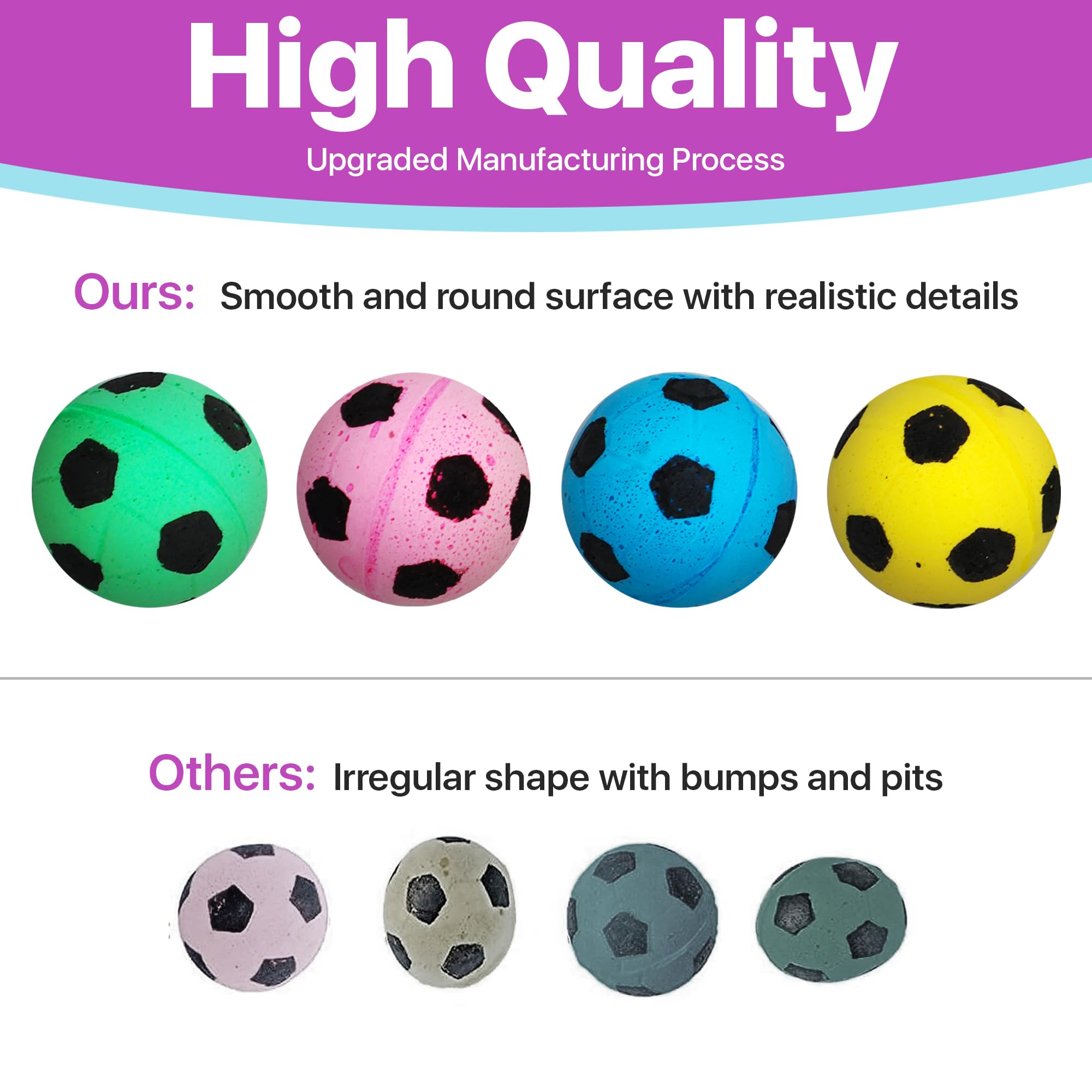 Ethical Stuffed Latex Soccerball Dog Toy - 1 Count (Color May Vary),Small Breeds