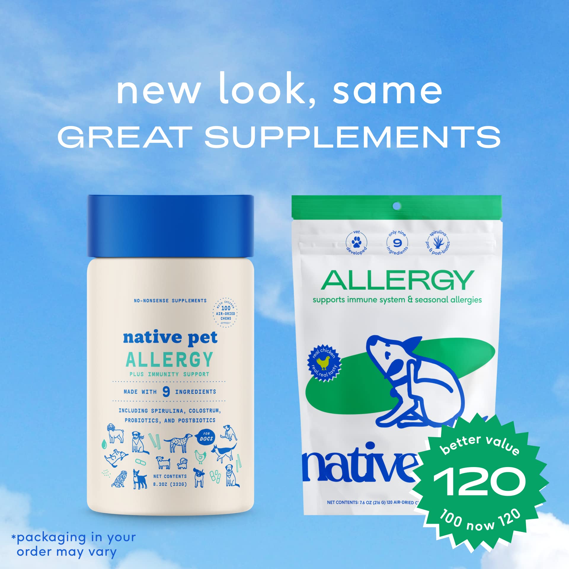 Native Pet Dog Allergy Chews - Natural Dog Skin Allergies Treatment - Anti Itch for Dogs Allergy Relief - Itch Relief & Allergy