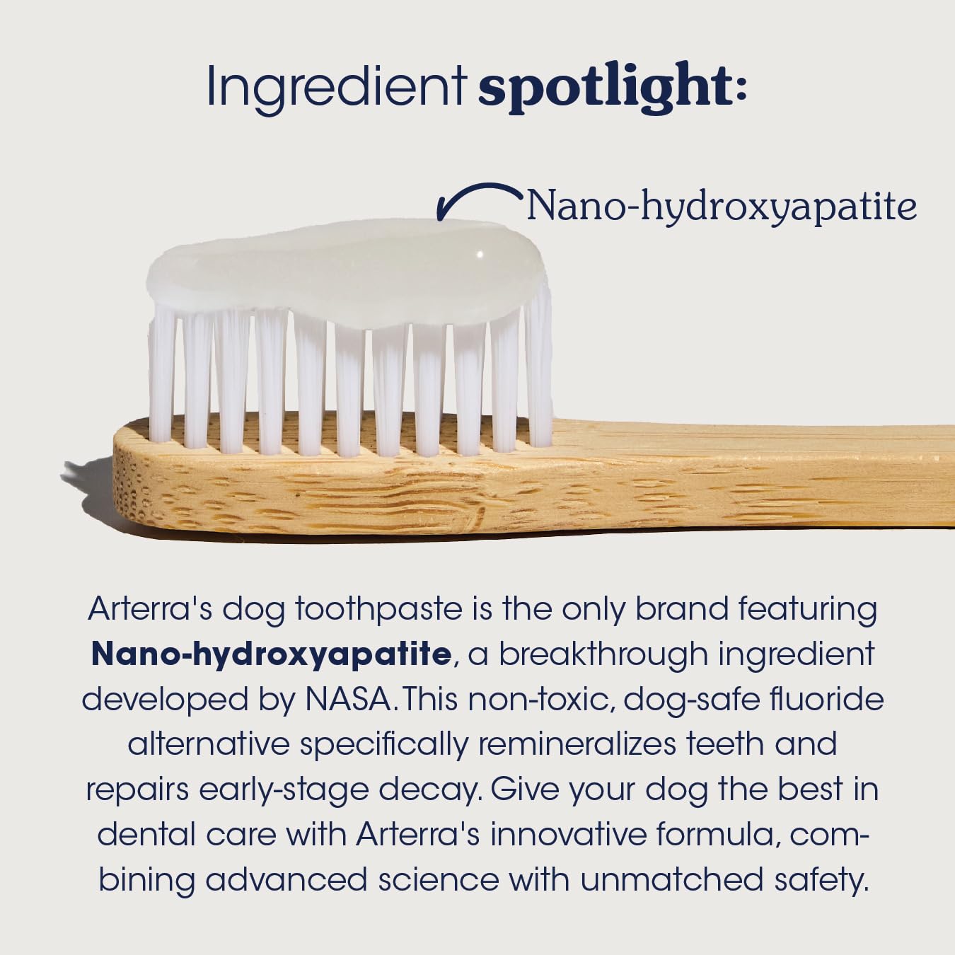 Remineralizing Dog Toothpaste - Vet-Grade, with Nano-Hydroxyapatite, Reverses Early-Stage Decay, Cleans Teeth, Reduces Tartar, F