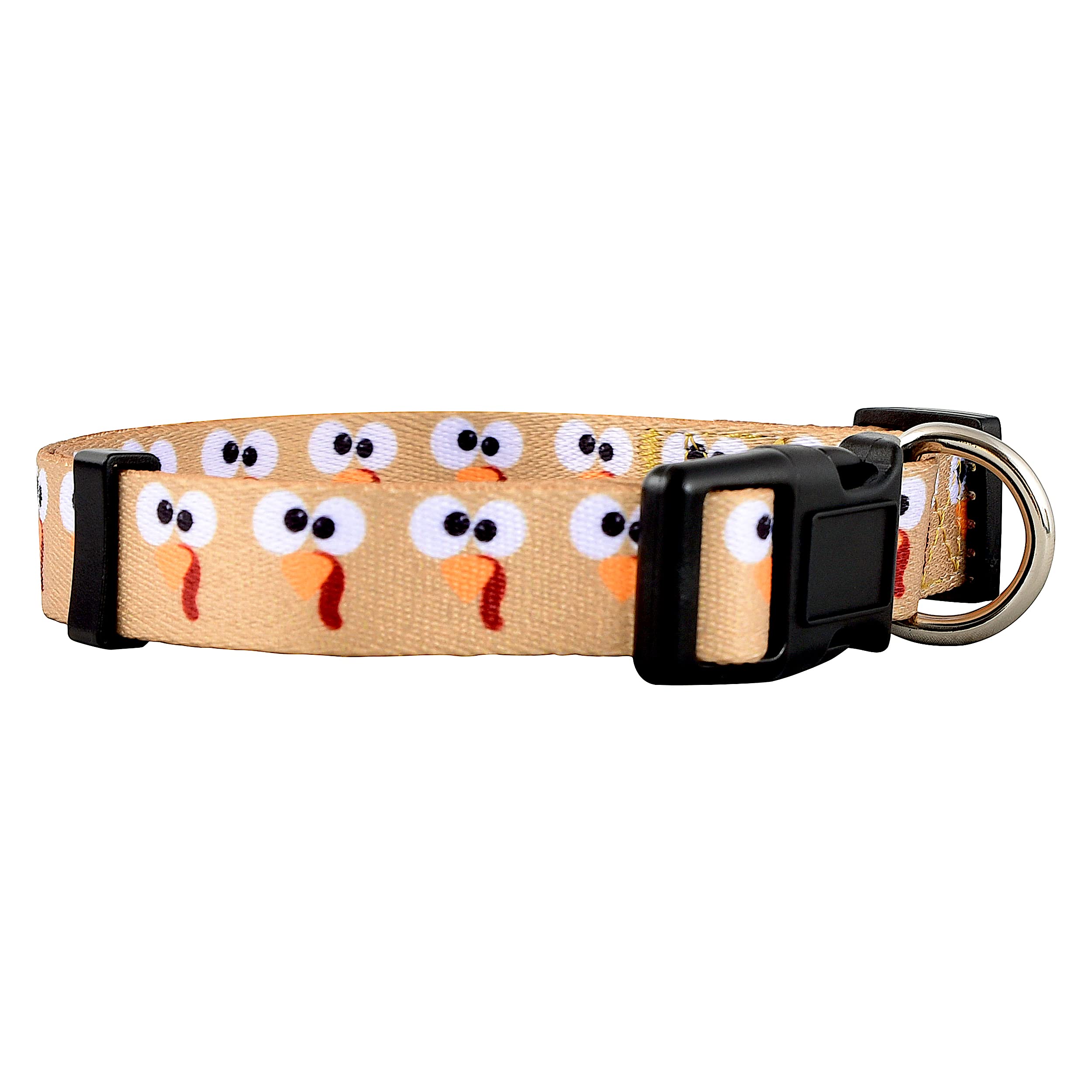 Native Pup Thanksgiving Dog Collar- Fall Collars For Dogs- Autumn Leaf, Turkey, Pumpkin Pie, Holiday Leaves- Girl Boy Puppy- Adj