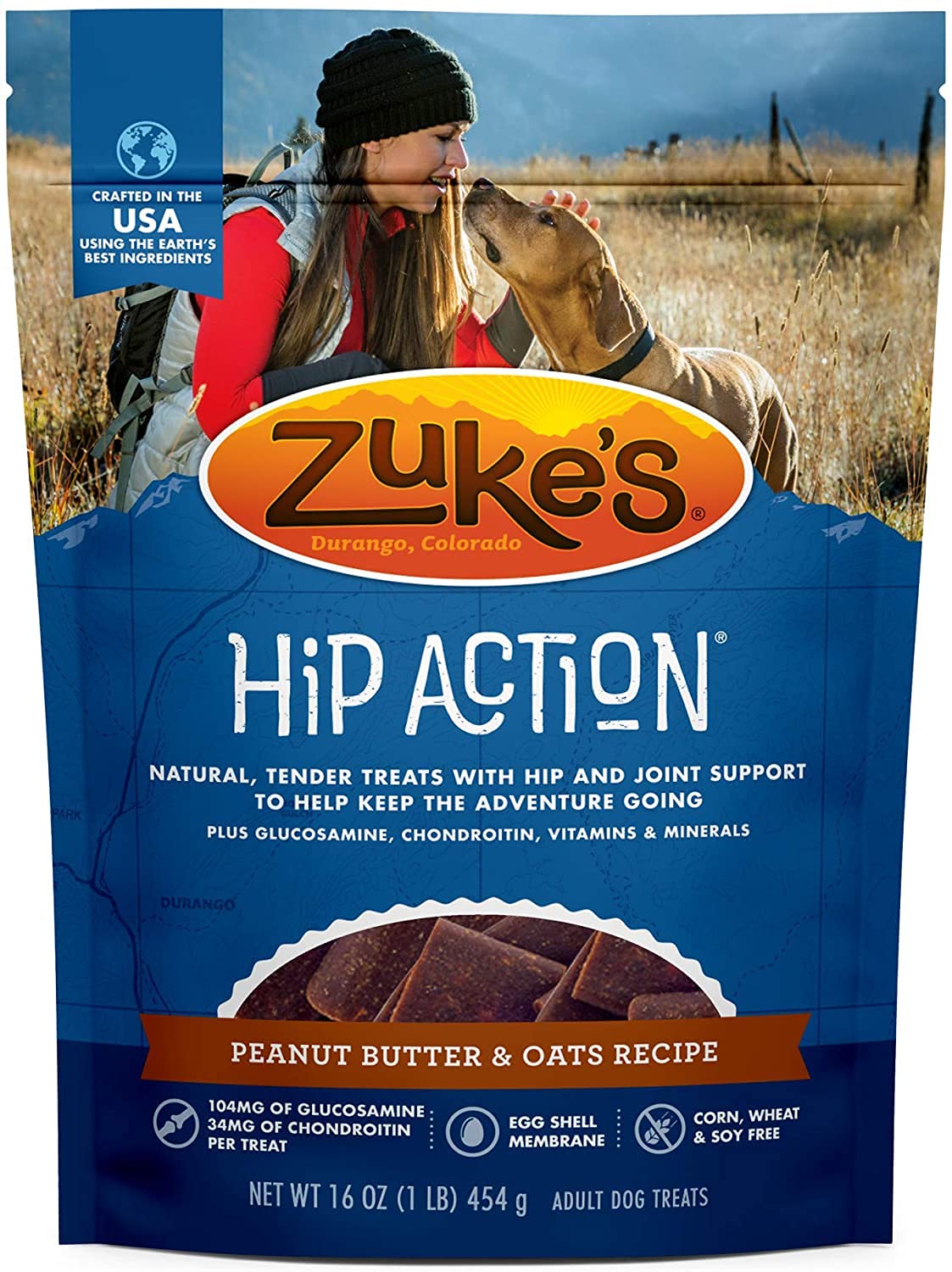 Zuke'S Hip Action Natural Dog Treats, 1 Lb.