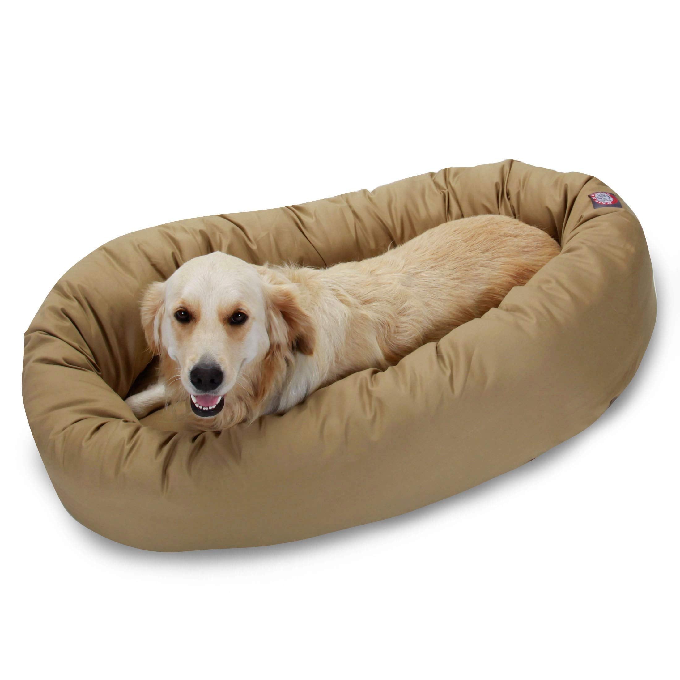 40 Inch Khaki Bagel Dog Bed By Majestic Pet Products