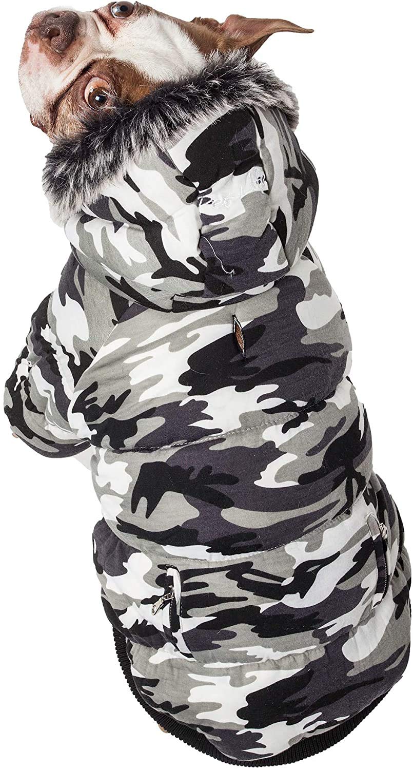 Fashion Pet Parka Coat - Deer Patttern--Small