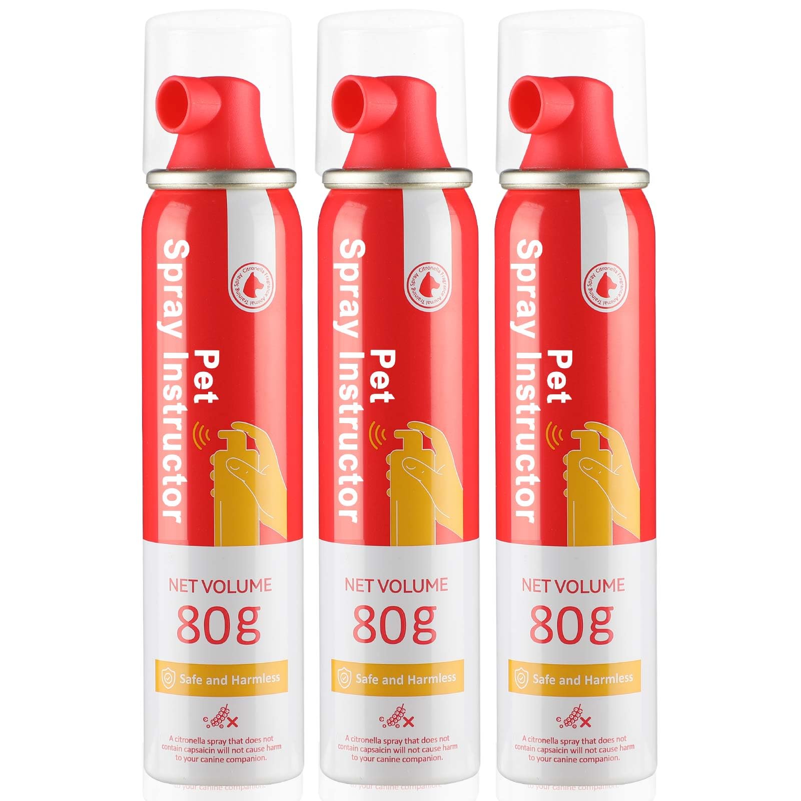 Kdszjdv Corrector Spray Dog Trainer 80Ml 3 Pack Dog Corrector Spray For Dogs To Stops Barking, Jumping Up Attacks & Unwanted Dog