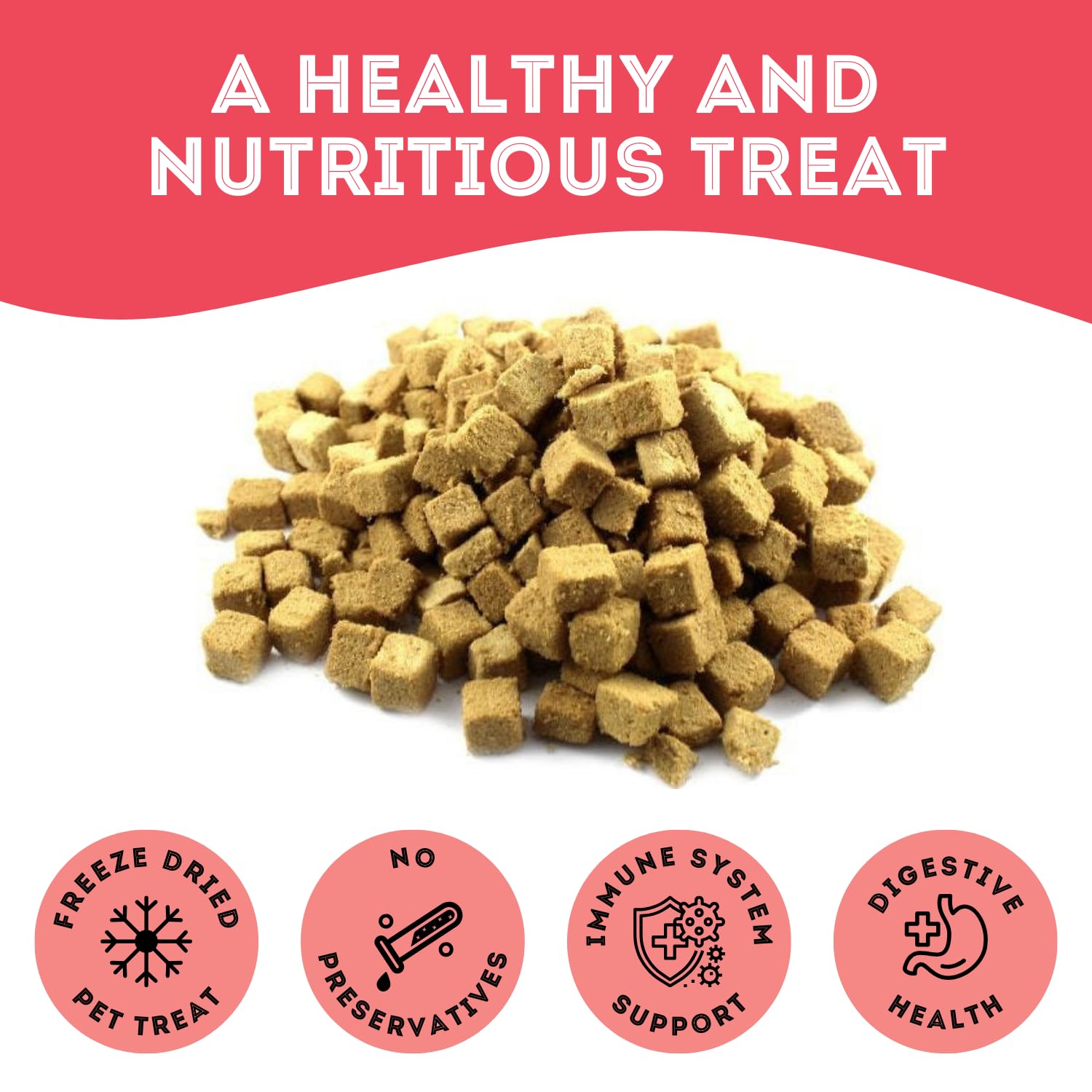The Granville Island Pet Treatery Freeze Dried Turkey Treats for Dogs & Cats (1.76 oz, Pack of 1) - Single Ingredient Flash Froz