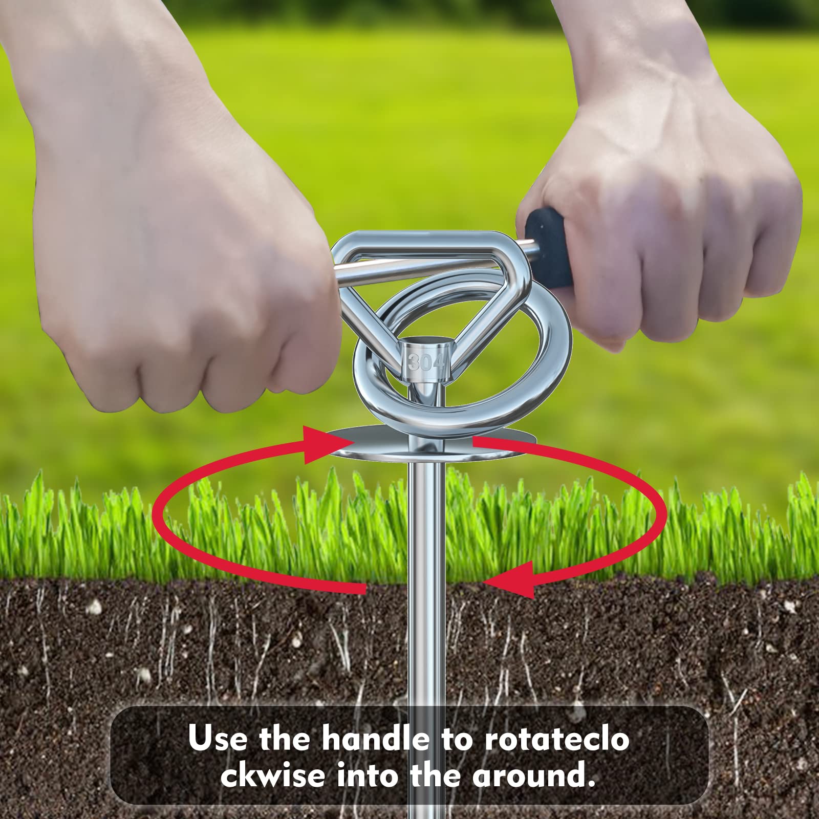 Catapamey Dog Tie Out Cable And Stake,360 Swivel Dog Run Anchor -With 45Ft Heavy Duty Cable,Runner For Yard- For Up To 150 Lbs-