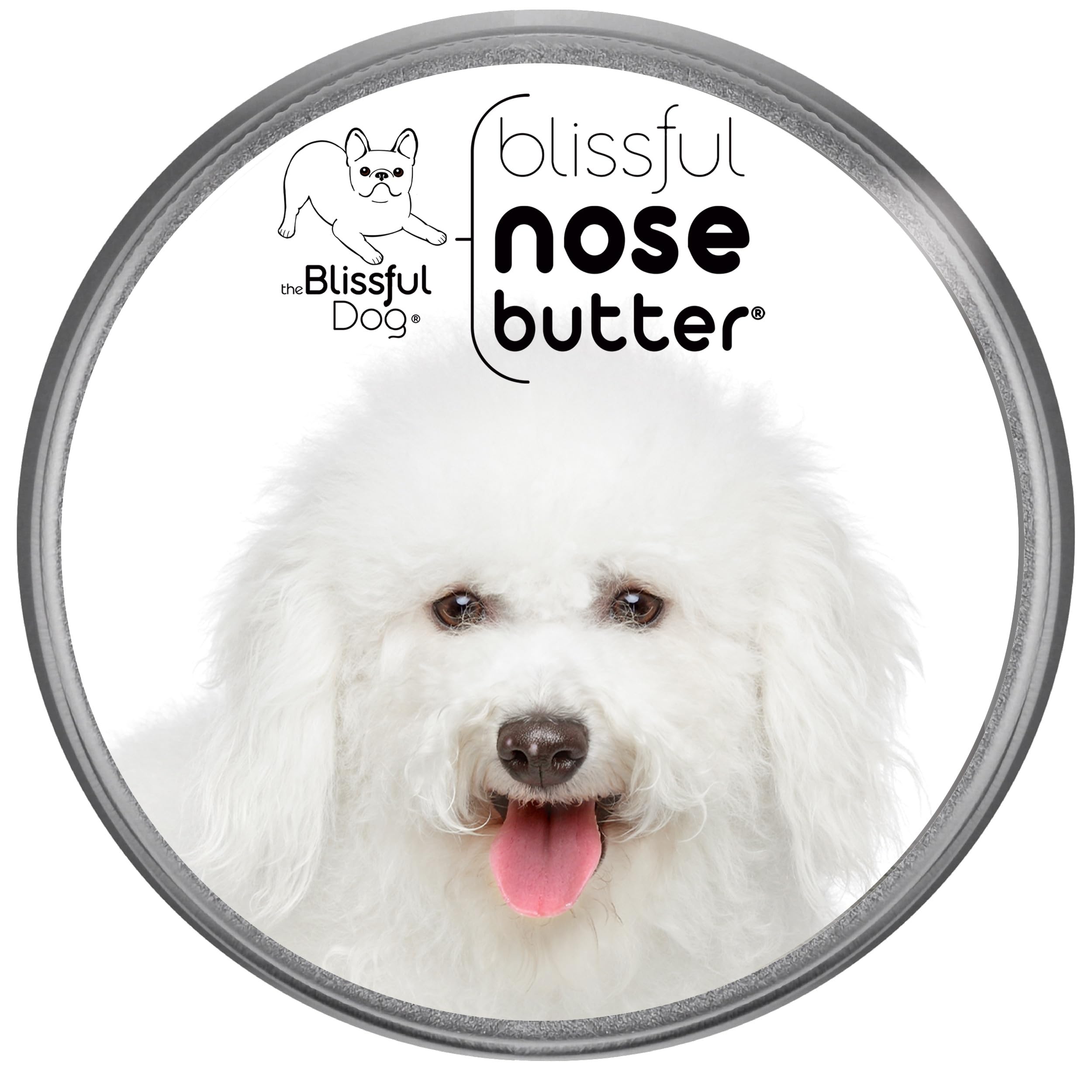 The Blissful Dog Bichon Frise Unscented Nose Butter, 4-Ounce