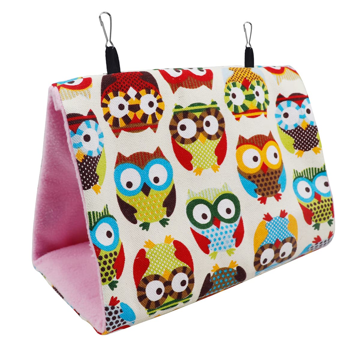 Bird Nest House Bed Parrot Habitat Cave Hanging Tent Weight-Bearing Parrot Hut House For Parrots Budgies Parakeet (Middle)