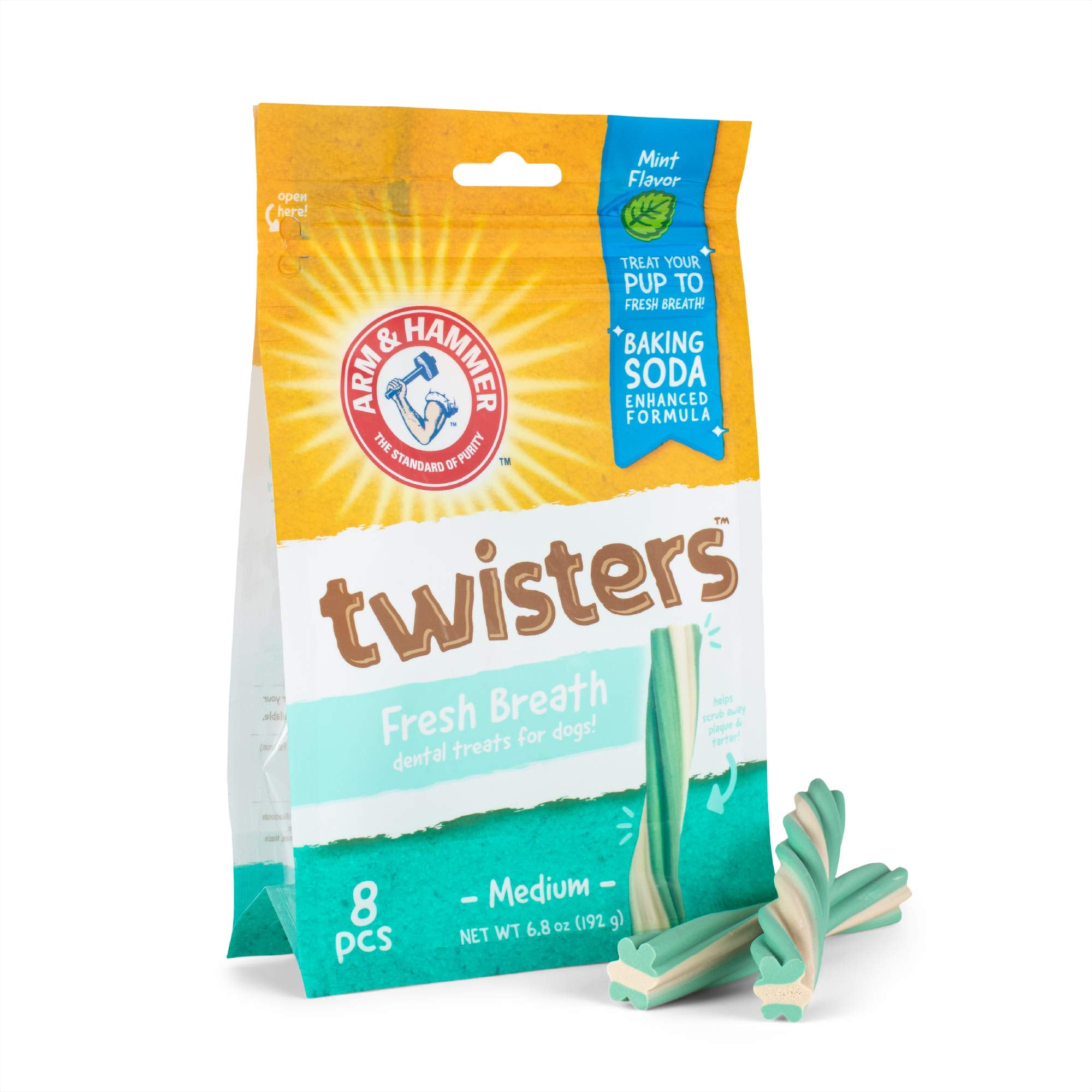 Arm & Hammer for Pets Smoothies Dental Treats for Dogs with Baking Soda and Calcium, Treat Chews Help Fight Bad Breath, Plaque &