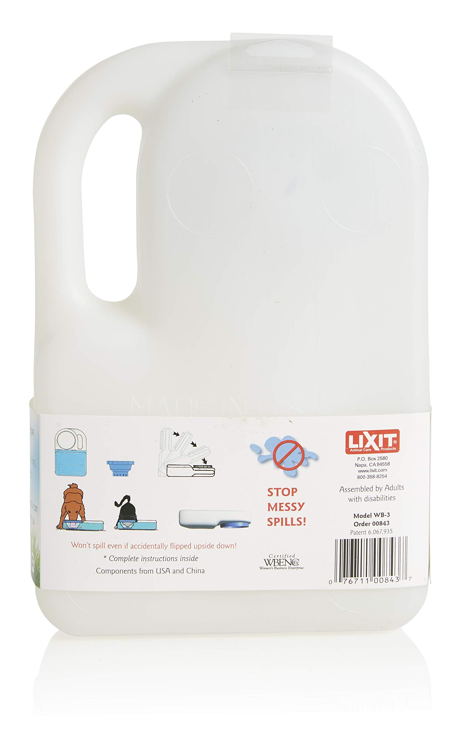 Lixit Dog Travel Water Bowl 3 Quarts