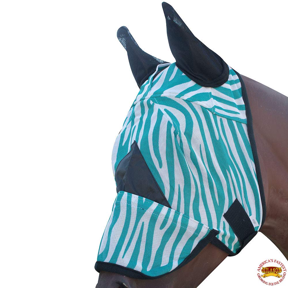 HILASON Western UV Protection Insects Bug Mosquito Spring Summer Fly Mask Horse