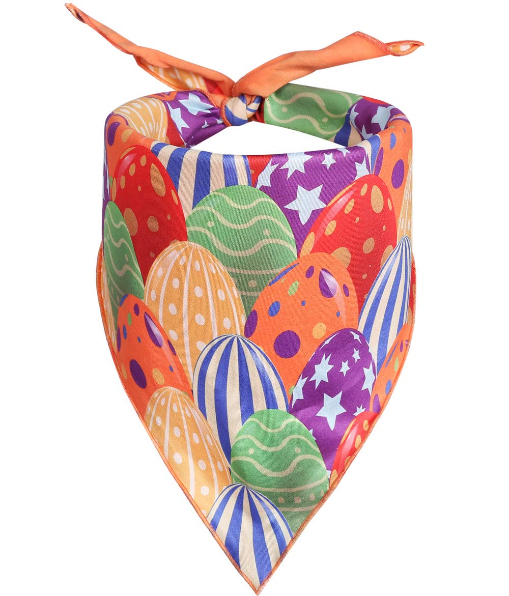 Upaw 2 Pack Dog Easter Bandana - Triangle Bibs Pet Scarf For Small To Large Dogs And Cat