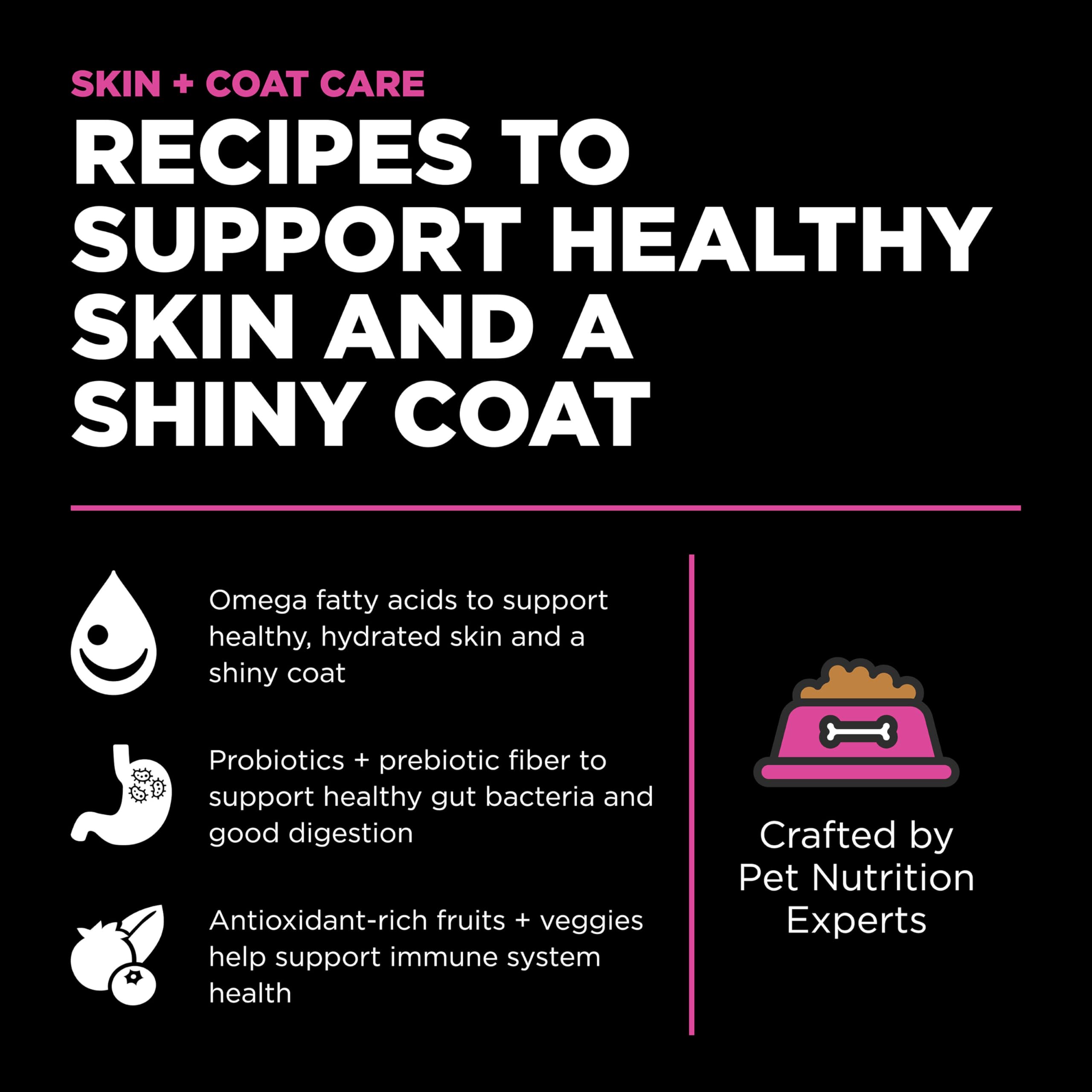 Go! Solutions Skin + Coat Care, Dry Cat Food, Chicken Recipe with Grains, 8 lb Bag
