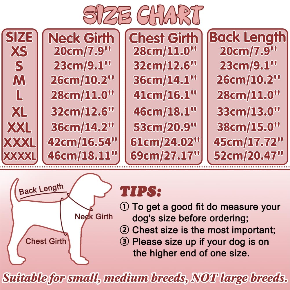 Emust Large Dog Sweater, Cozy Dog Sweaters For Large Dogs With Sleeves, Stretchable Dog Clothes For Christmas & Holiday, Pink Xx