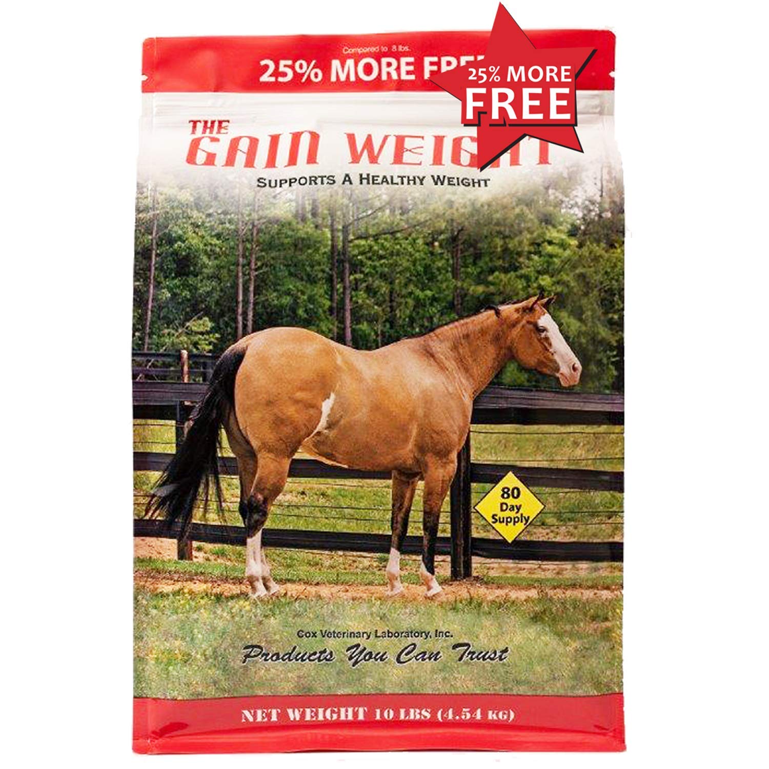 Gain Weight Supplement for Horses. Added Fat and Calories, Essential Nutrients and Amino Acids. Supports Healthy Growth, Skin, C