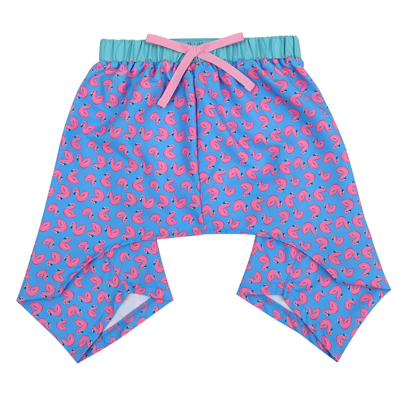 Hde Dog Swim Trunks Hawaiian Board Shorts Beach Pool Swimsuit For Xs To Xxl Dogs Flamingos - Xs