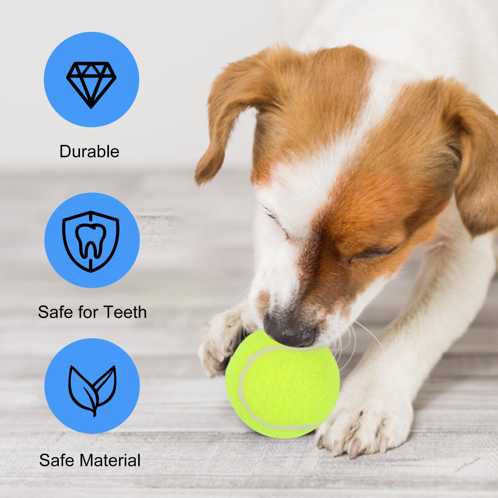 6Pcs Small Tennis Balls For Dogs, 2 Inch Mini Tennis Balls For Dogs, Dog Tennis Balls For Small Dogs, Small Dog Balls For Playin