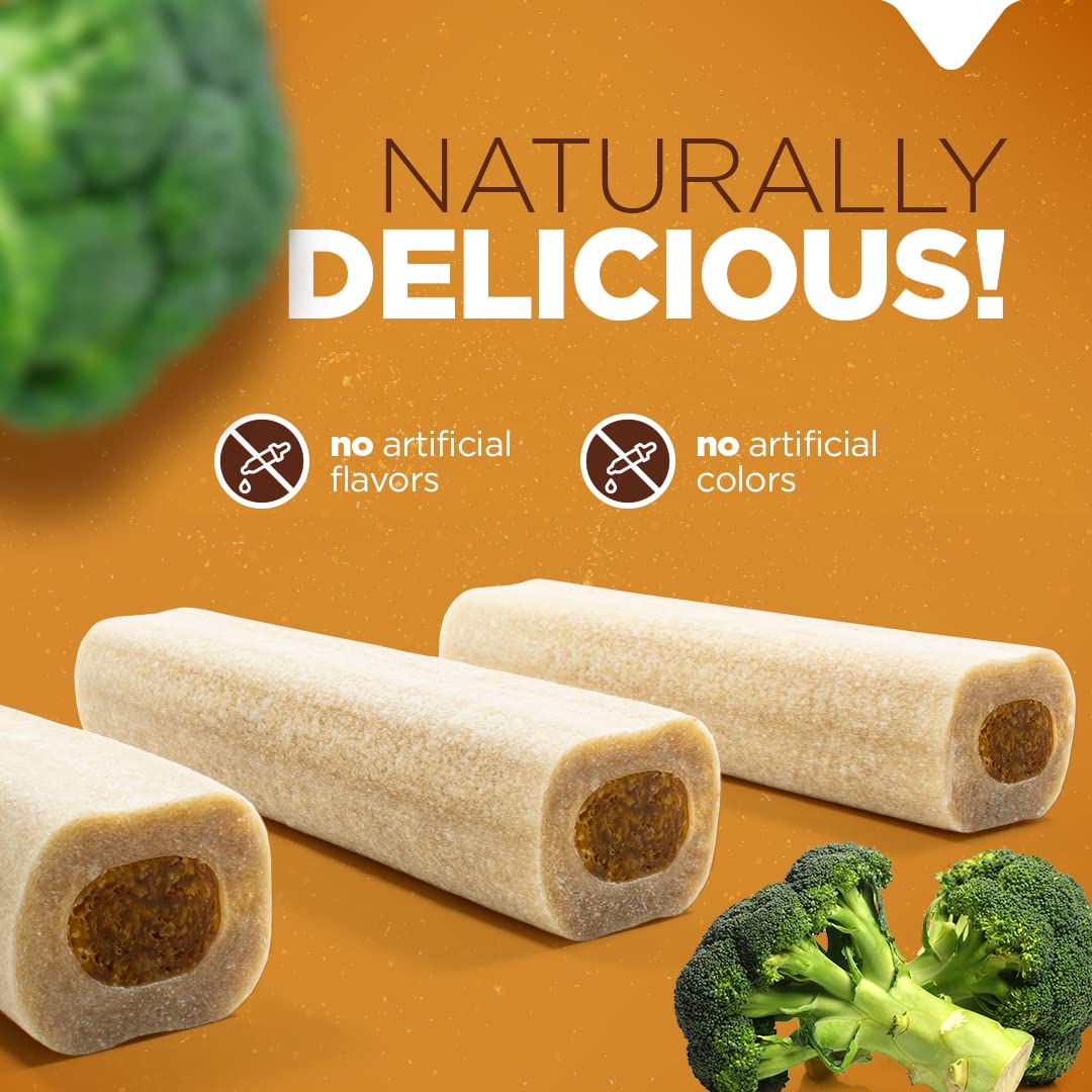 Natural Farm Natbones Superfood, All Natural Chicken Flavor Dog Treats (12 Pack) - Chewy Chicken Protein with Chia, Sweet Potato