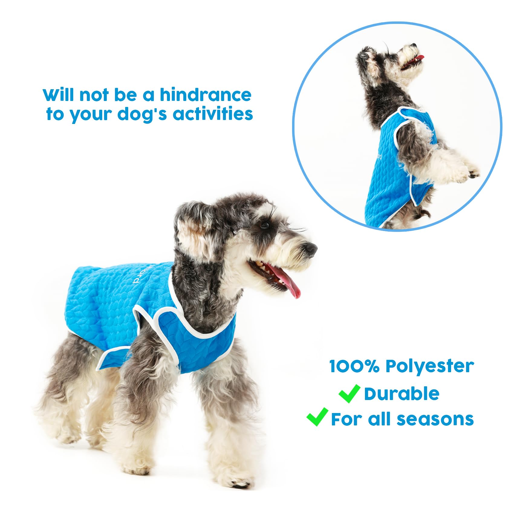 Knewchord Dog Shirts Soft Warm Cat Shirts Pet T-Shirt Puppy Dog Apparel Tee Tanks, Easy On And Off (Blue, Xxx-Large)