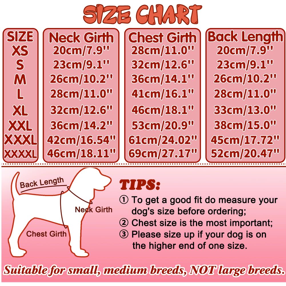 Emust Dog Sweaters For Large Dogs, Elastic Large Dog Sweater With Sleeves, Soft Dog Turtleneck Sweater For Fall & Winter, Red 3X