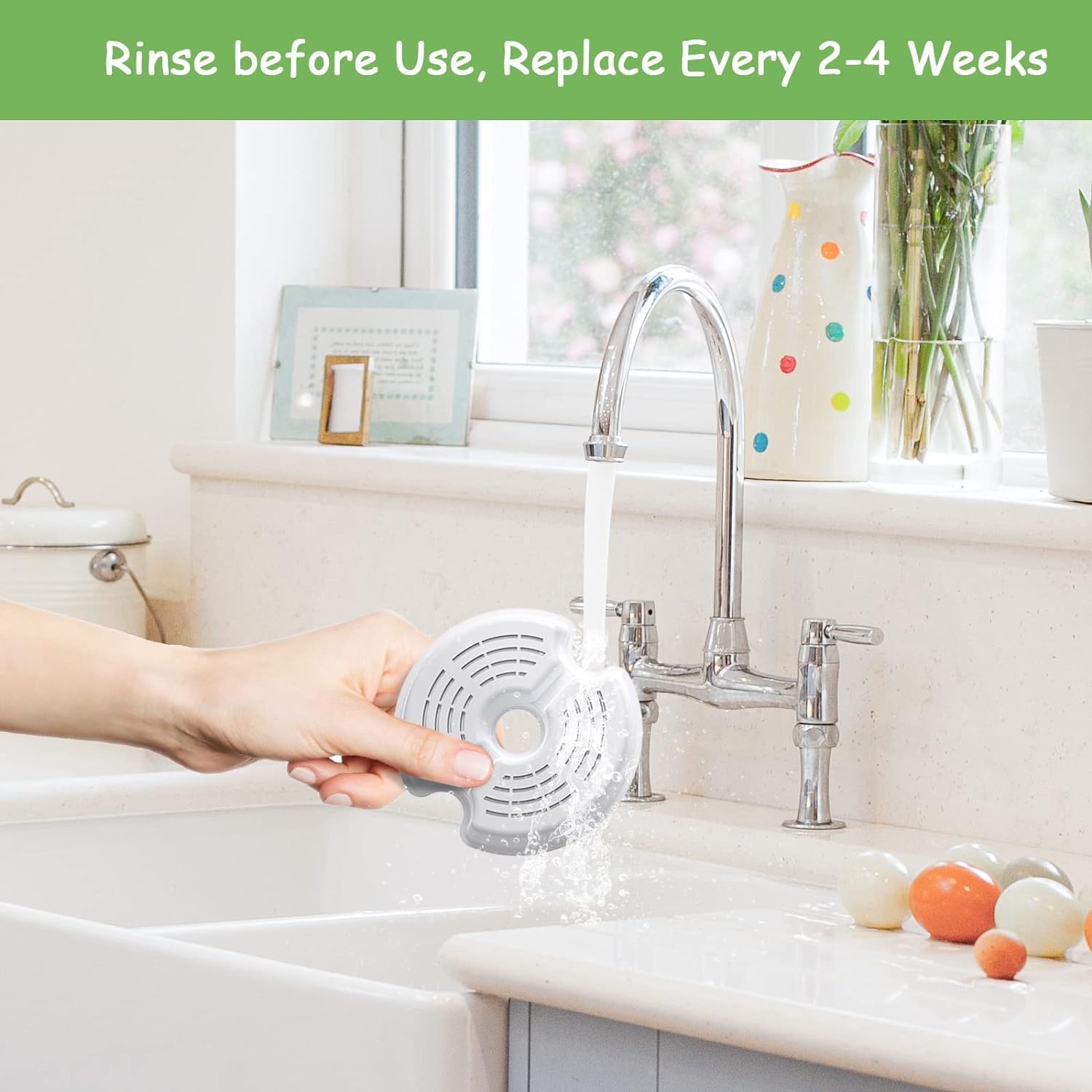 Aonboy Cat Water Fountain Filters, Suitable For Aonboy Pet Fountain F2, Cat Fountain Filters(8 Filters + 8 Sponges)