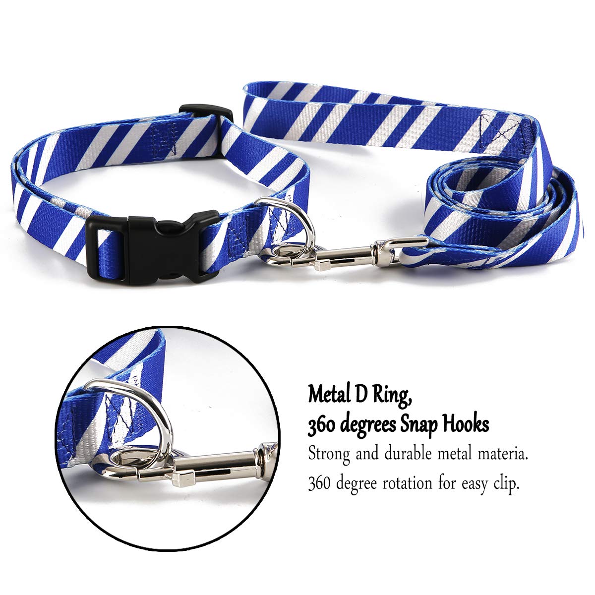 Coomour 2Pcs Halloween Dog Collar Pet Cat Puppy Wizard School Printing Adjustable Collars With Funny Leash For Pets Dogs Cats Sm