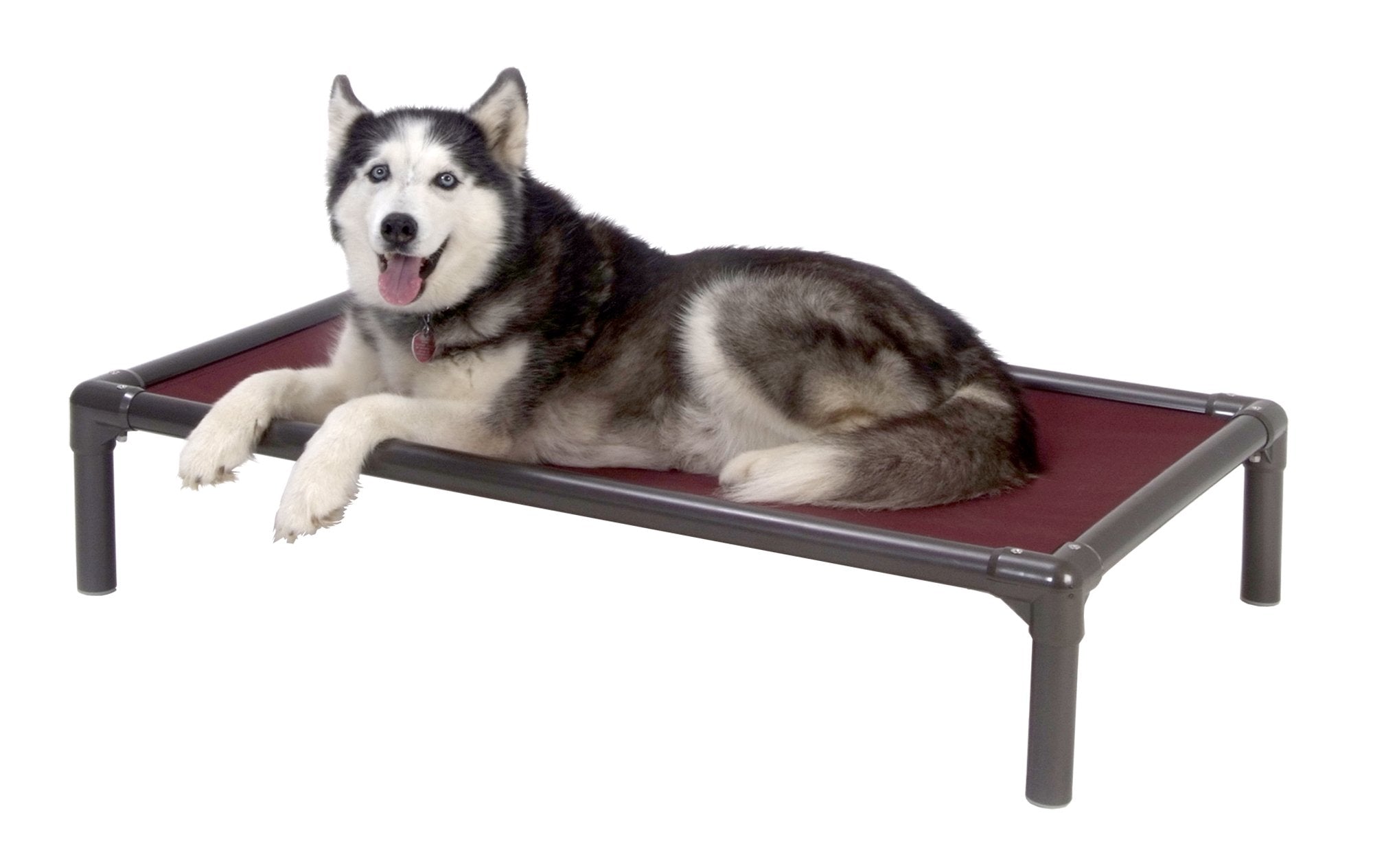 Kuranda Chewproof Dog Bed - Walnut Pvc - 30' X 20' - Ballistic Nylon - Smoke
