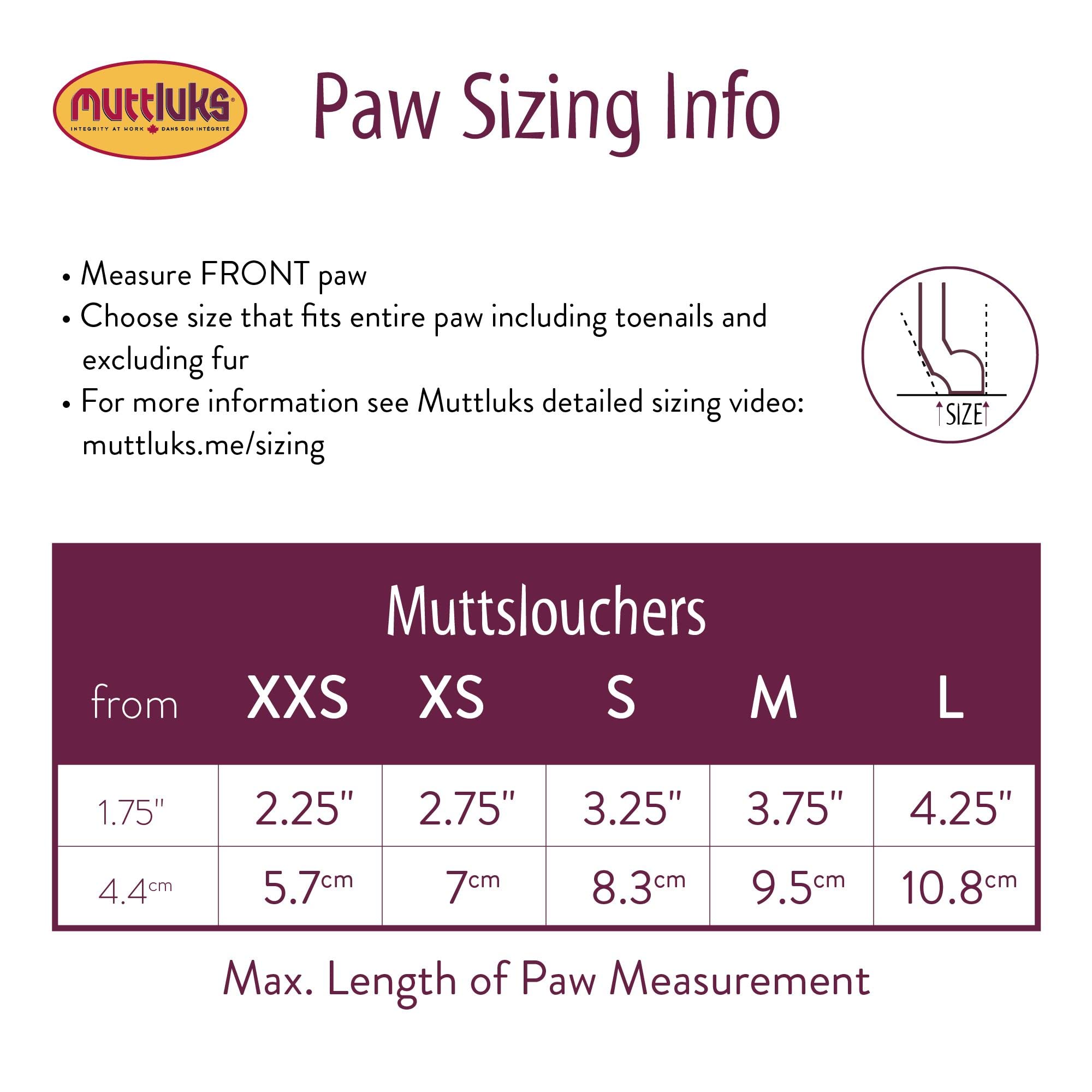 Muttluks, Muttslouchers Rubber-Dipped Slouch Socks For Dogs - 4 Socks