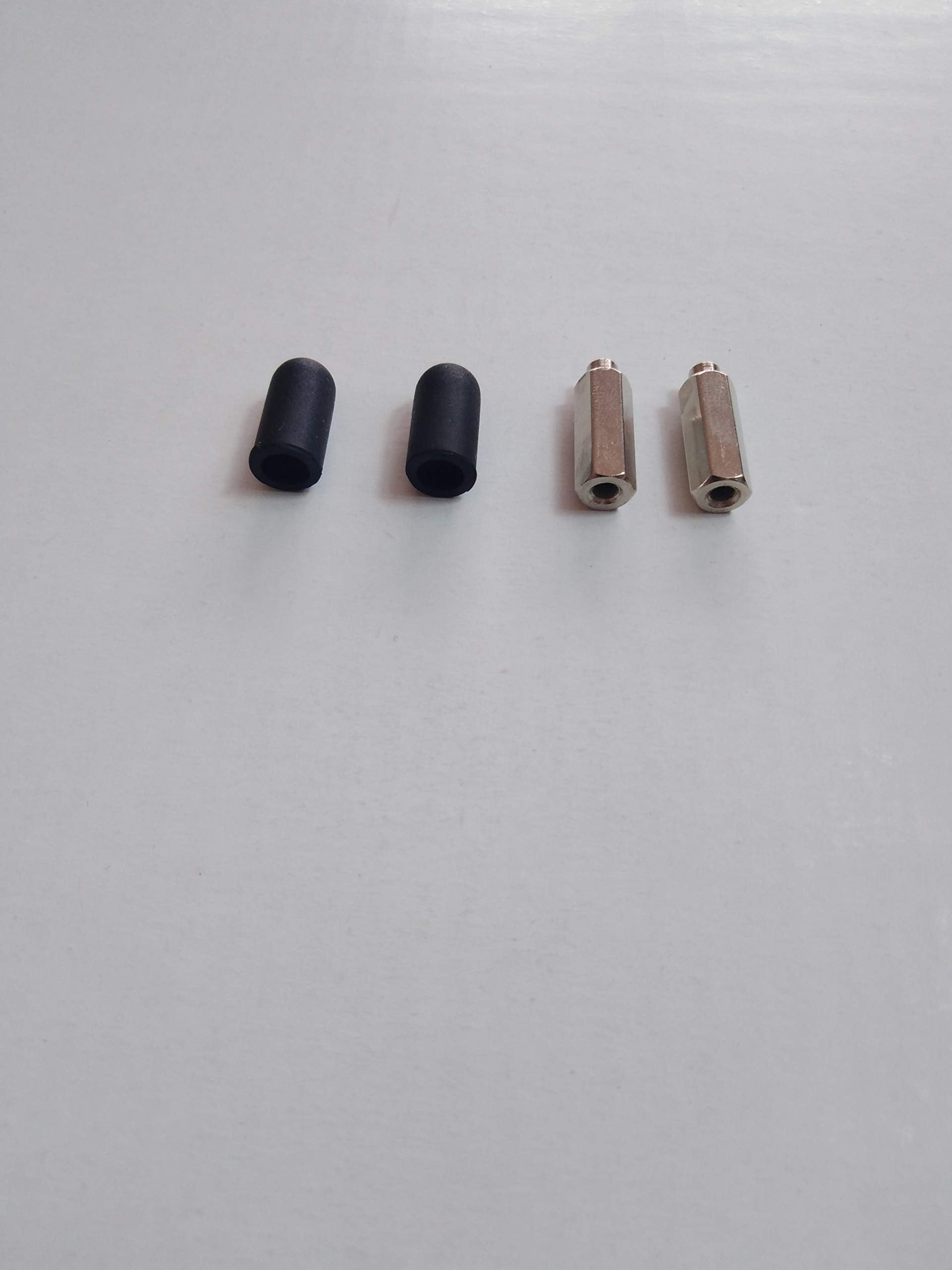 Frewik Replacement Extra Long Prong/Probe/Contact Point W/Conductive Silicone Rubber Cap Tip For Dog Training Shock Collar/E Ele