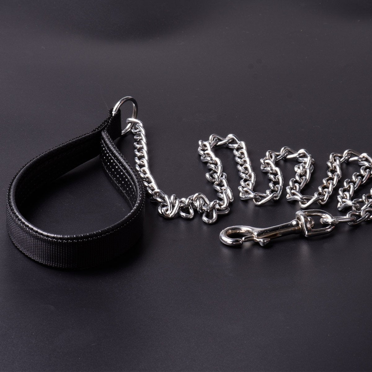 Ctopogo Heavy Duty Dog Leash,Metal Dog Leash Dog Chain With Padded Handle For Large & Medium Size Dogs (4 Ft. X 3.0 Mm (0-80 Lbs.))