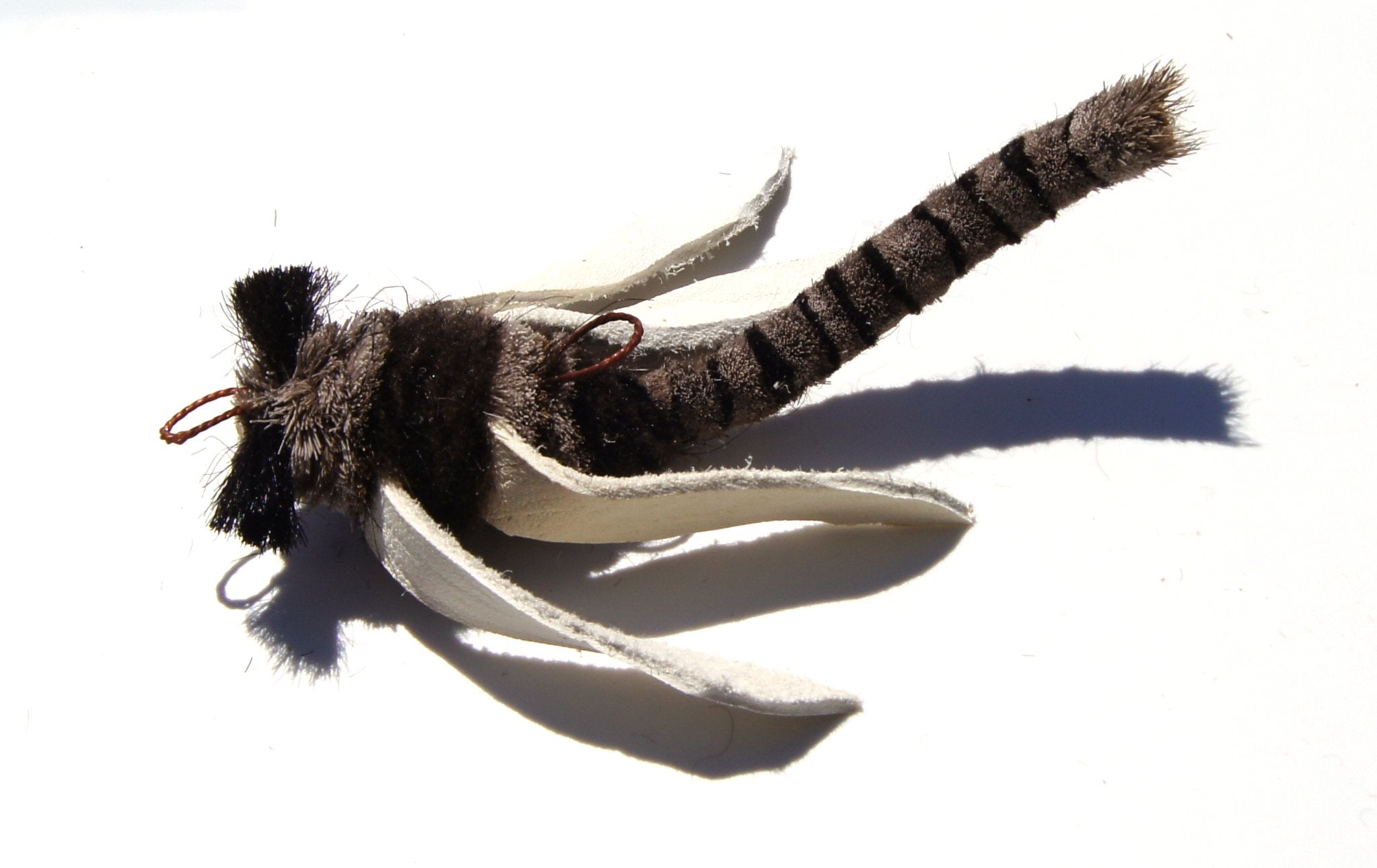 Big Sky Cats Dragonfly Refill/Attachment Cat Toy - Natural Buffalo/Deer: Fits Wildcat And Popular Bird And Mouse Type Wands/Pole
