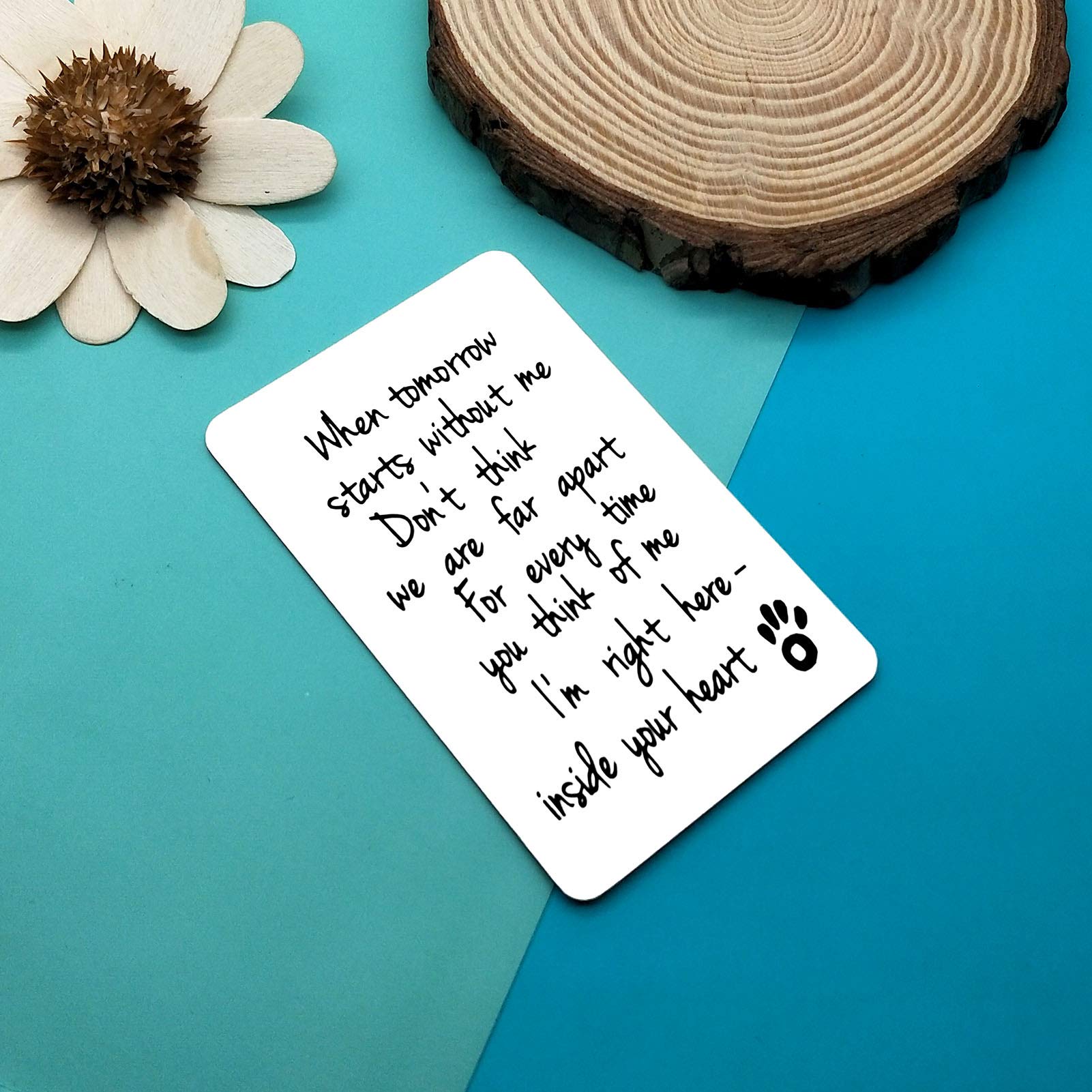 Loss Of Pet Wallet Card Gifts Pet Memorial Card Family Dog Cat Sympathy Gifts For Men Women Remembrance Gift For Pet Lover In Memory Of Dog Cat Gifts Memorial Gift For Friends Coworker Family