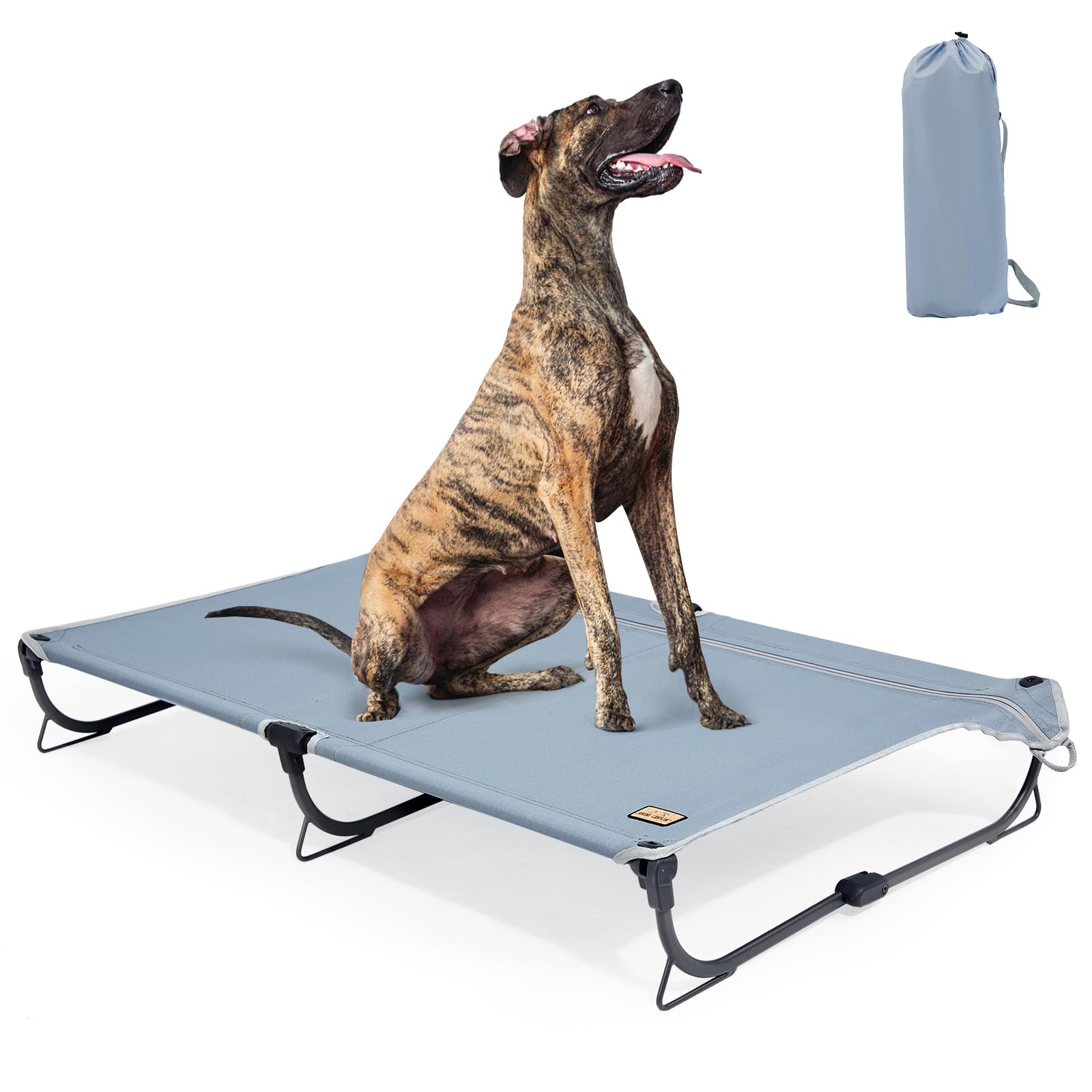 Canine Canyon Daisy Cot, Xl Foldable Elevated Dog Bed, Portable Raised Outdoor Folding Dog Cots, Cooling, Chew Proof, Waterproof