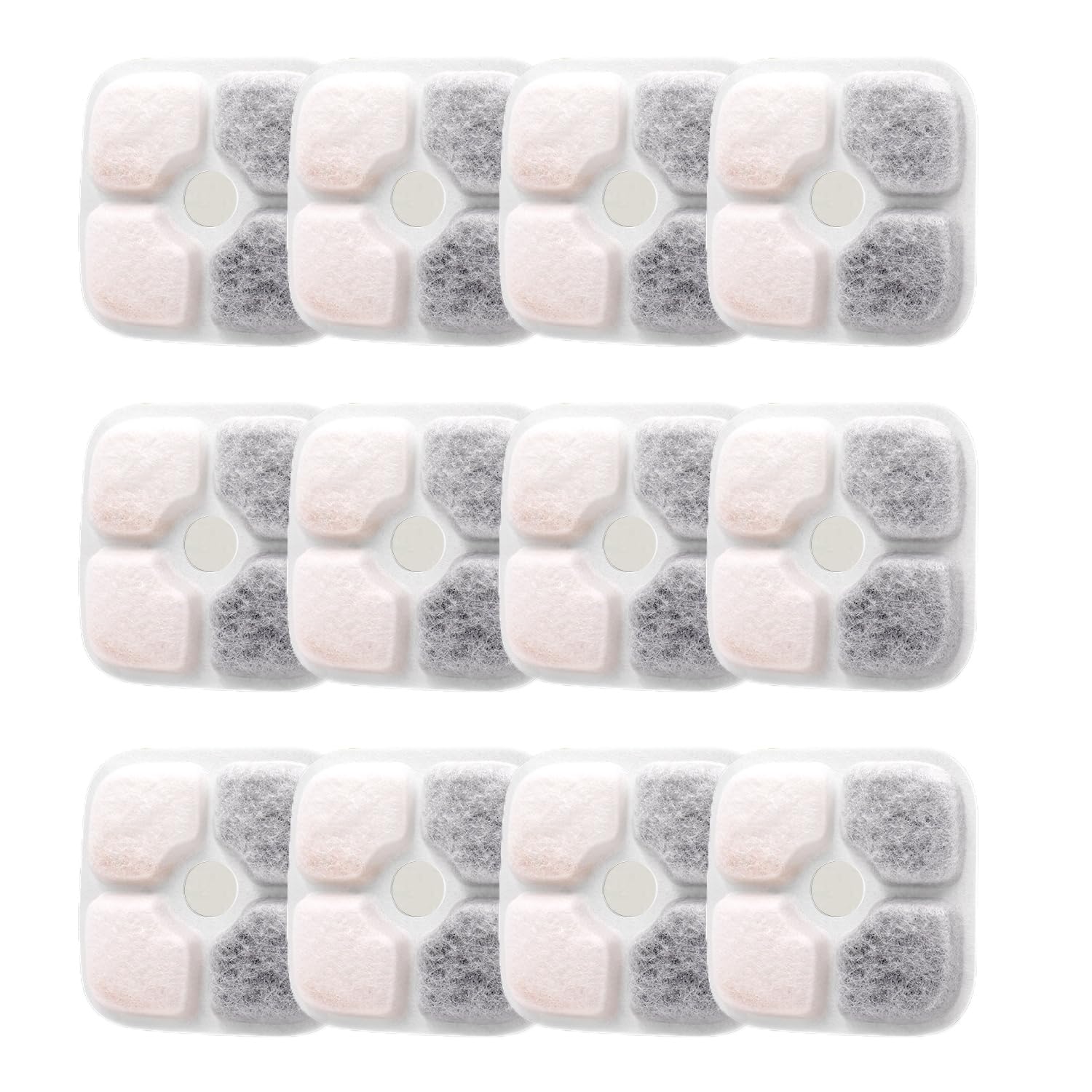Pet Fountain Filters Replacement Compatible with Catit Cat Water Fountain, Carbon Ion-exchange Resin Cat Water Fountain Filters 