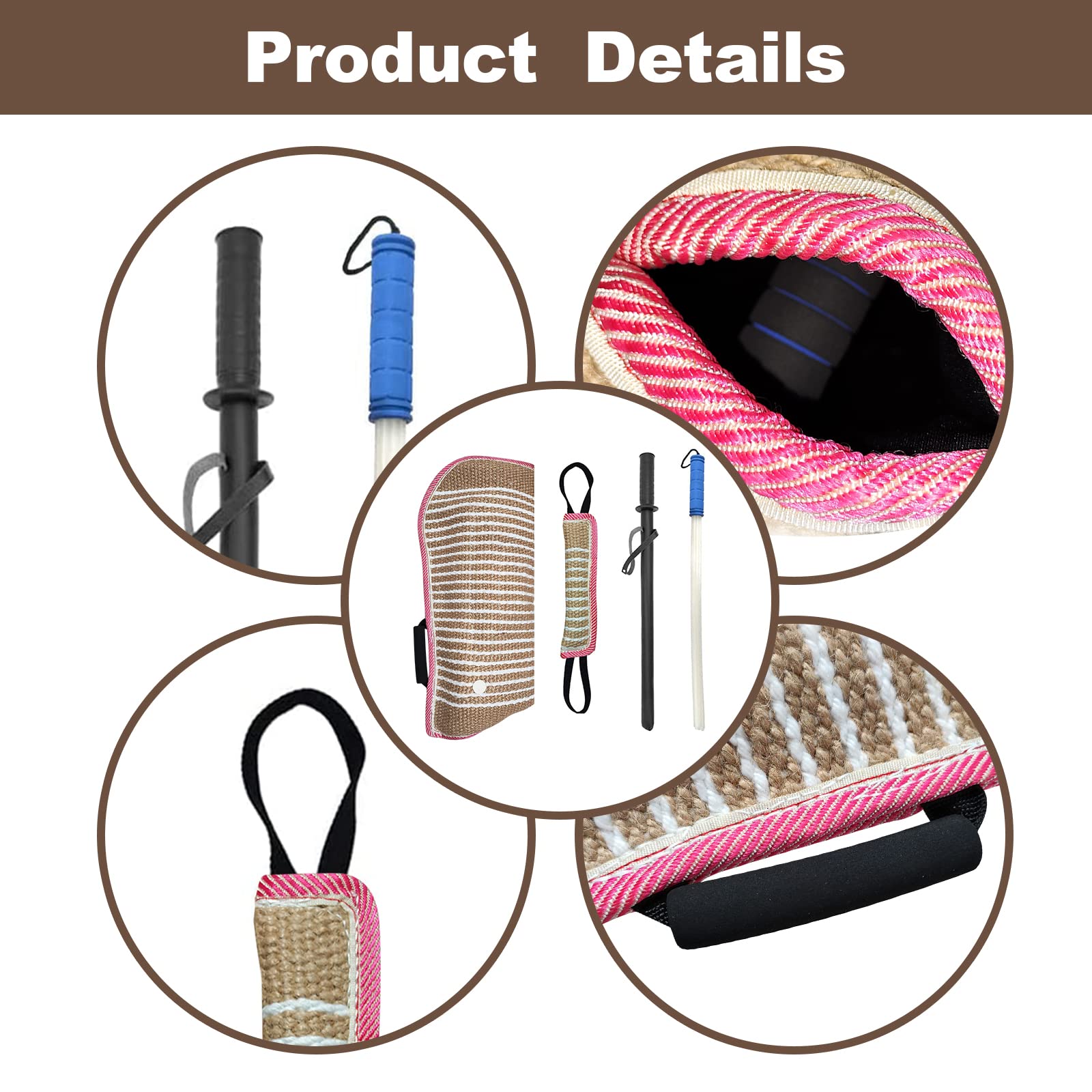 Lwpitty Professional Dog Bite Training Set - Tough Dog Bite Sleeve, Protection For K9, Pitbull, German Shepherd