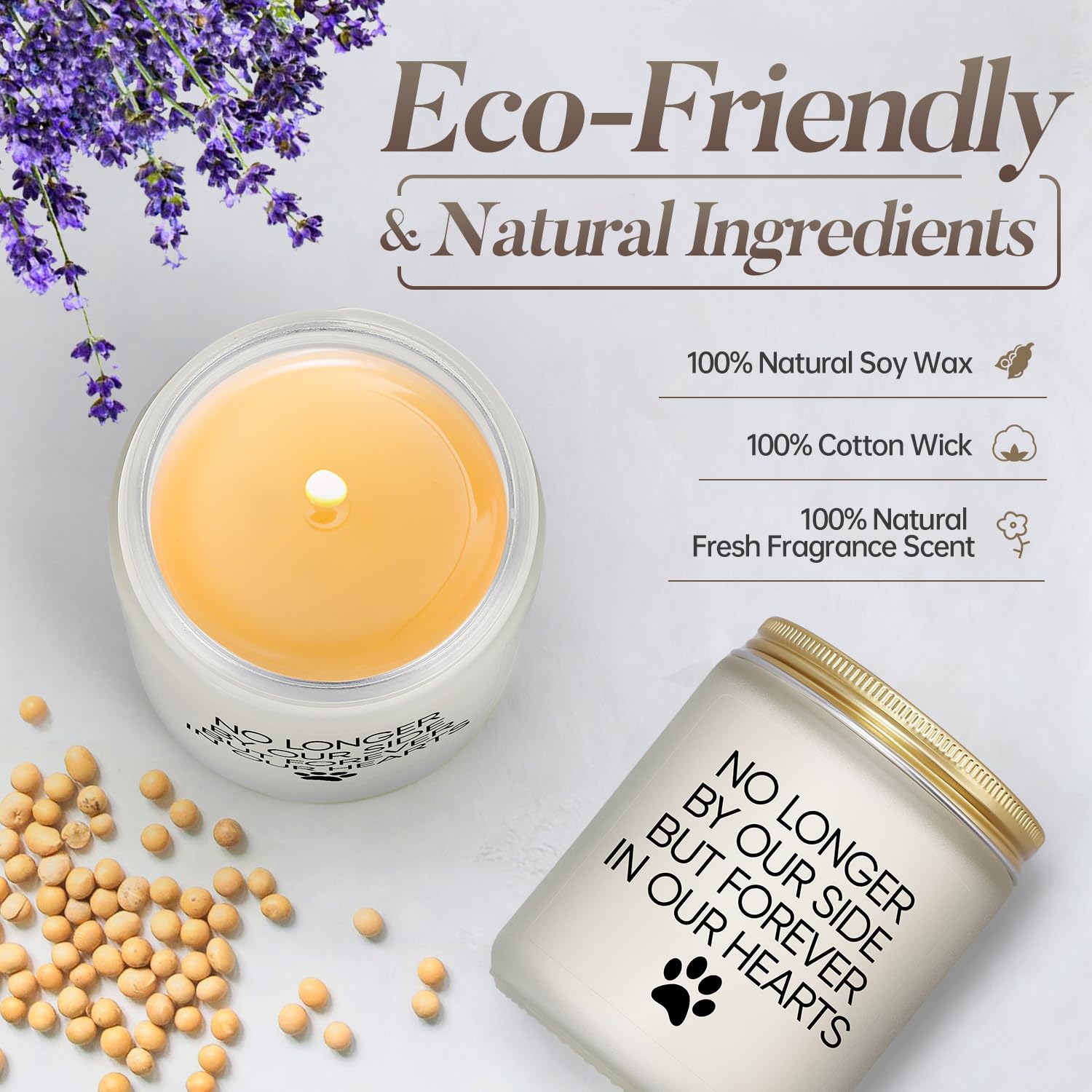 Cingue Dog Memorial Gifts For Loss Of Dog, Pet Gifts, Pets Sympathy Gift, Bereavement Remembrance Cat Candle, Passing Away Condo