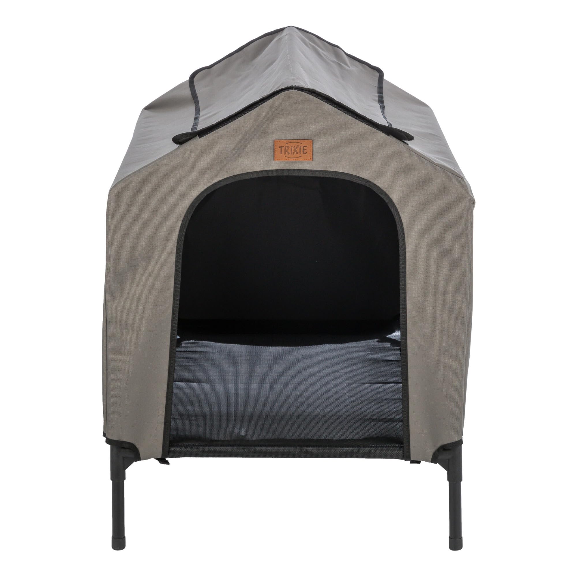 Trixie 2-In-1 Dog House And Bed - Elevated Indoor/Outdoor Tent With Removable Cover - Waterproof And Sun-Resistant - For Small/M