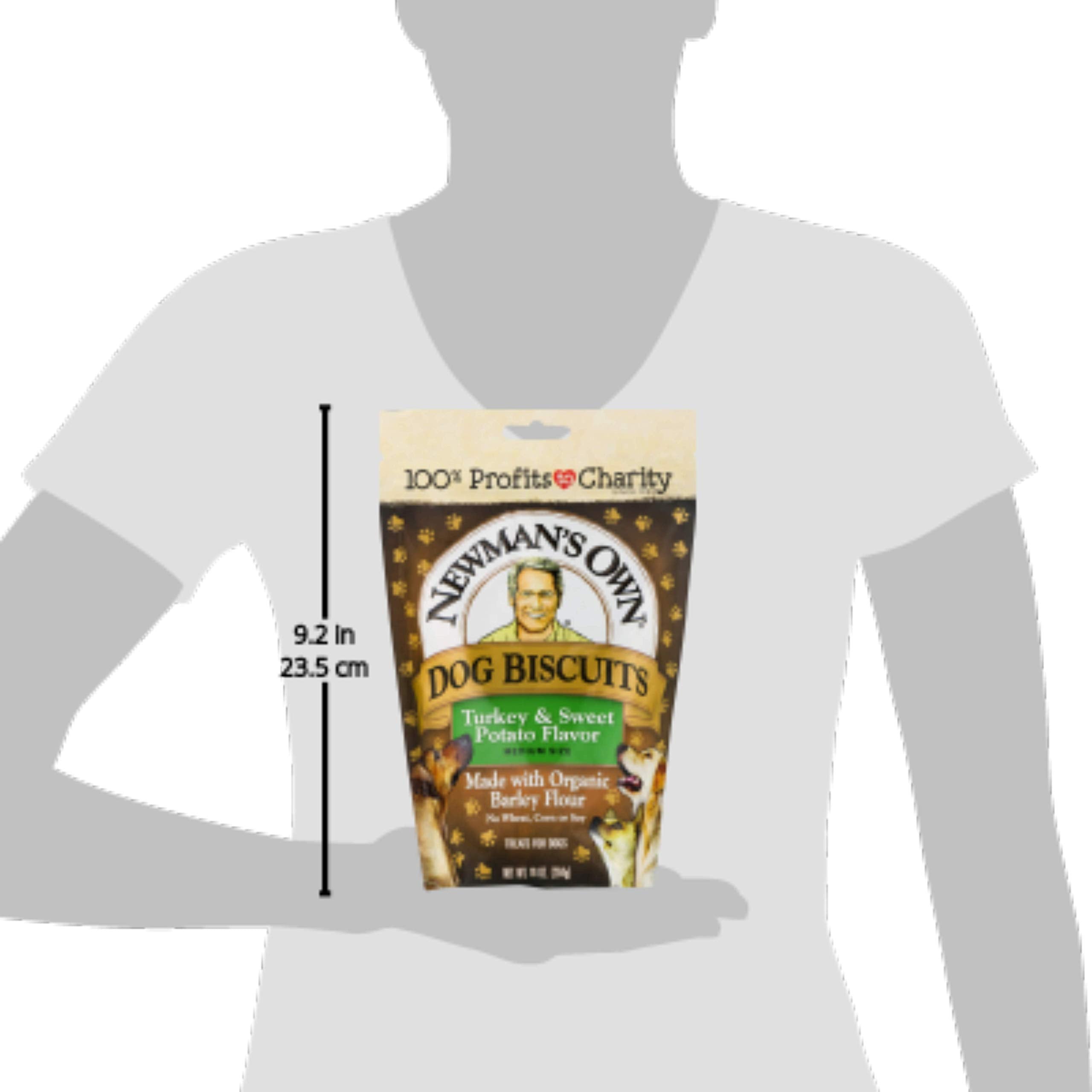 Newman's Own Dog Biscuits, Turkey & Sweet Potato, 10-oz. (Pack of 6)