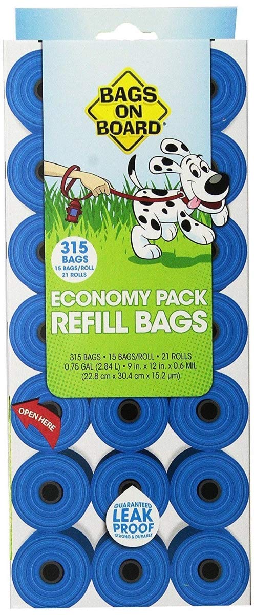 Bags On Board Waste Pick-Up Refill Bags 315 Ct