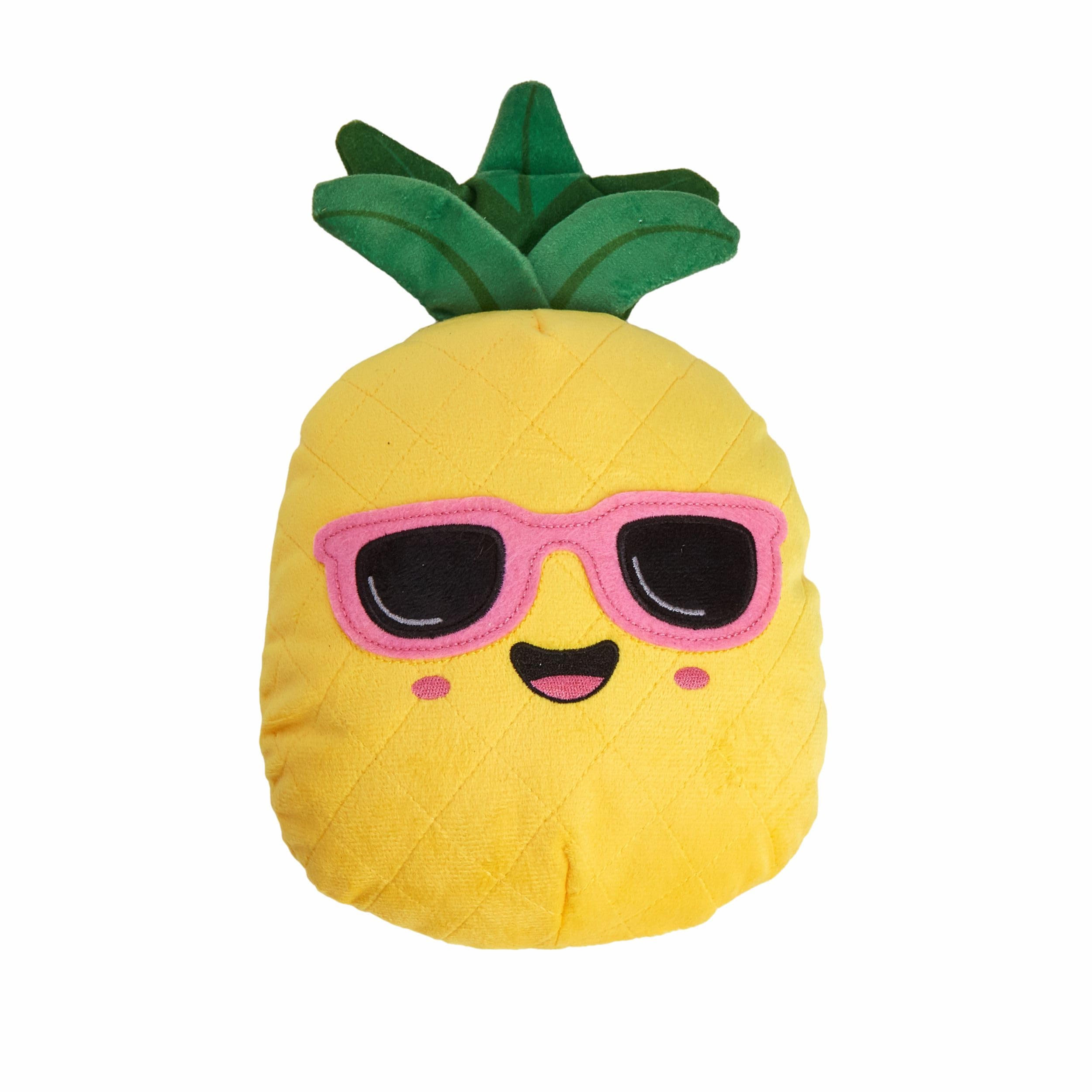 BarkButler x FOFOS Summer Tough Dog Toy Pineapple  Plush & Squeaky Toys for Dogs, Dog Toys for Large Dogs (530kgs)  Yellow